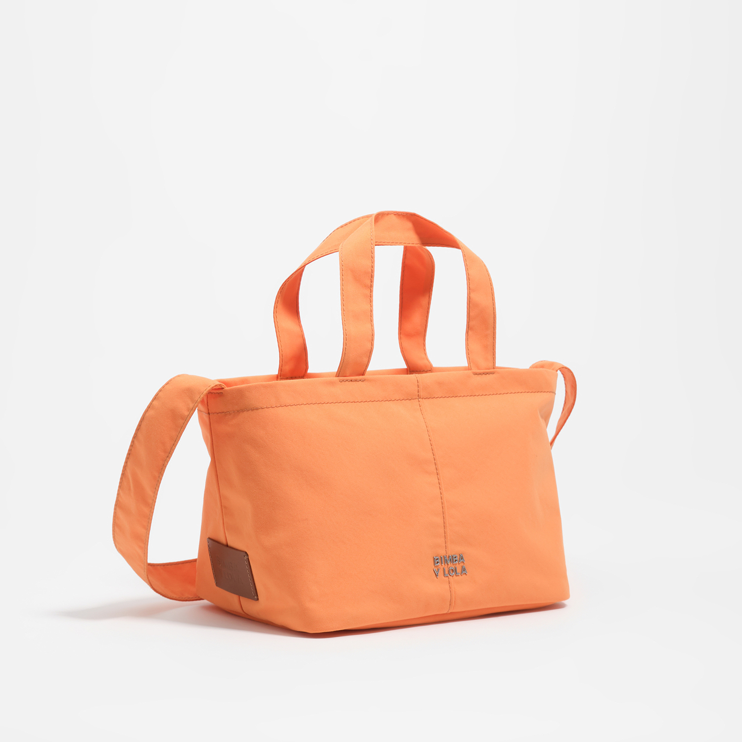 Bimba Y Lola Orange Nylon Crossbody Bag