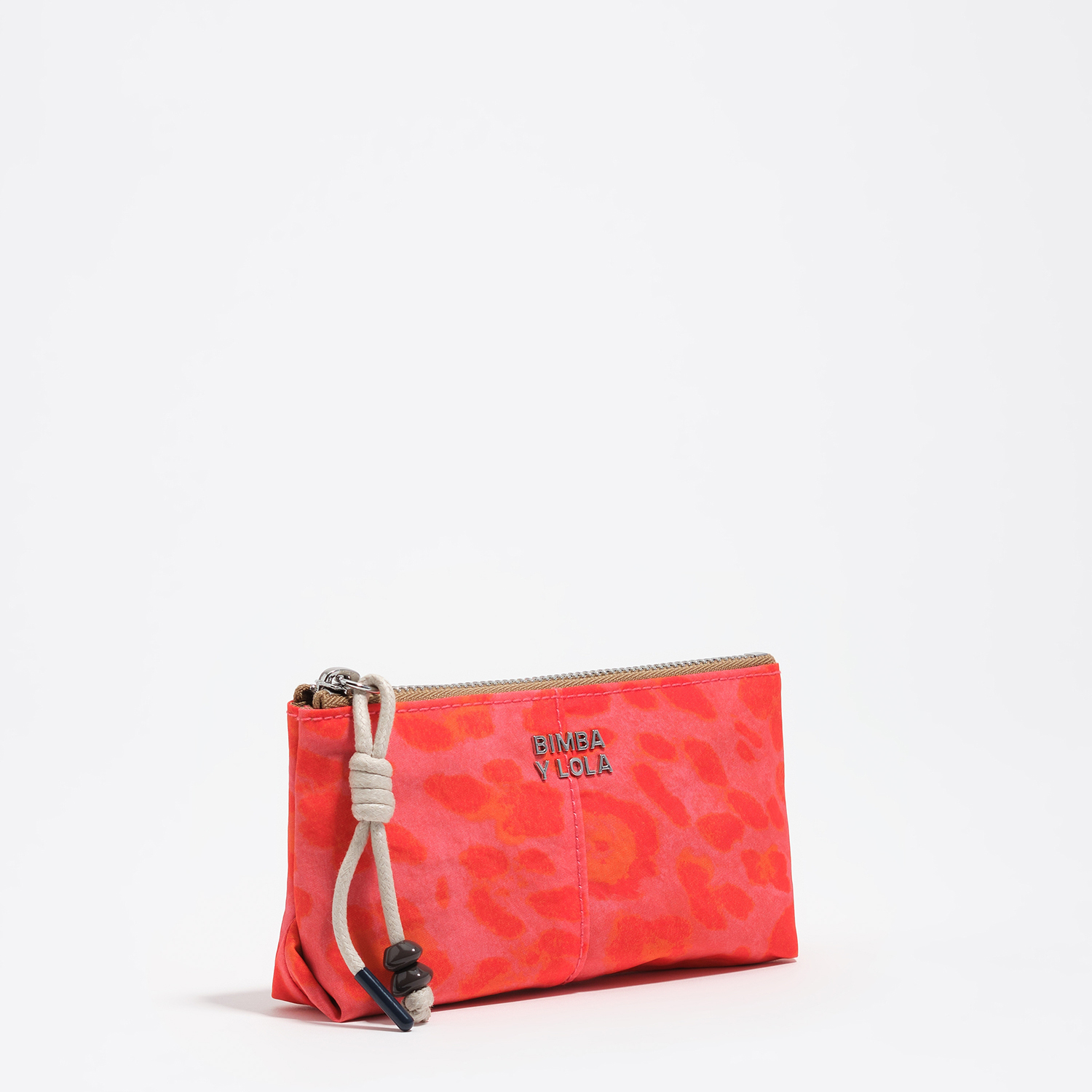 Bimba Y Lola Leopard Pink Pink Leopard Nylon Coin Purse