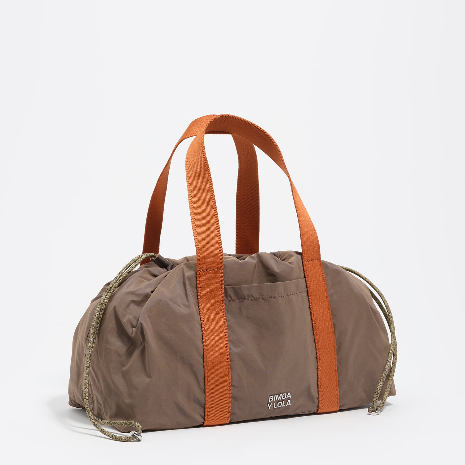Torebka mini nylon beżowa