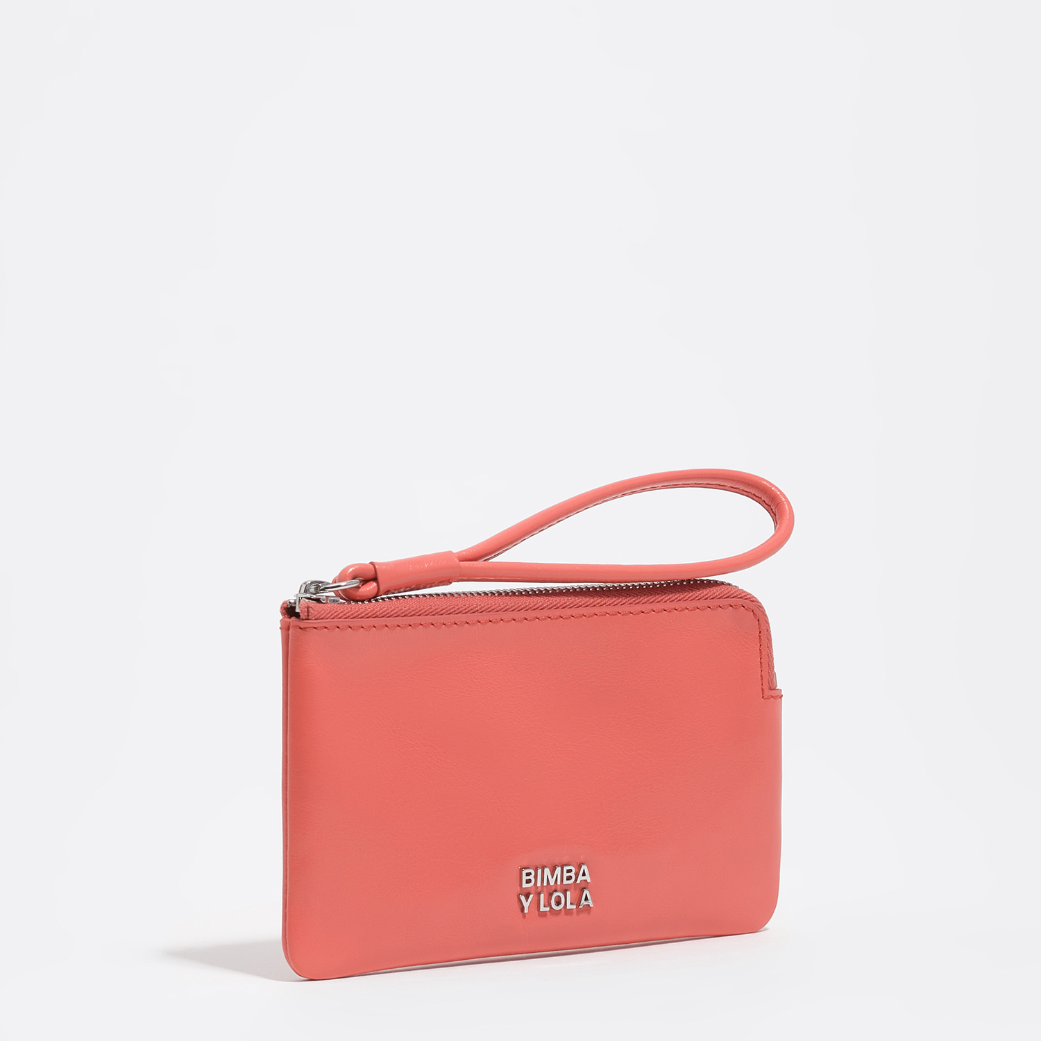 Bimba Y Lola Coral Leather Coin Purse