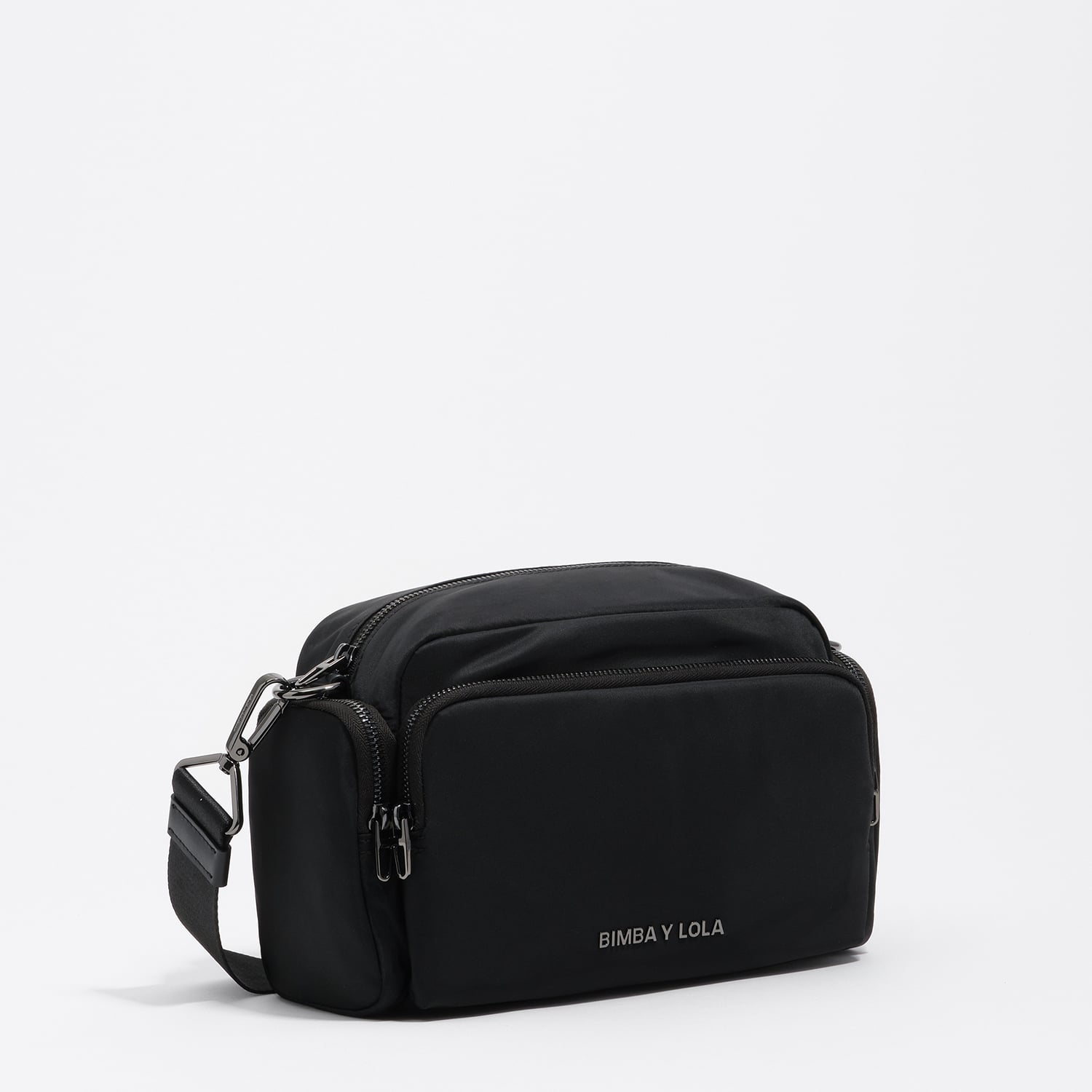 Torebka listonoszka Pocket średnia nylon czarna