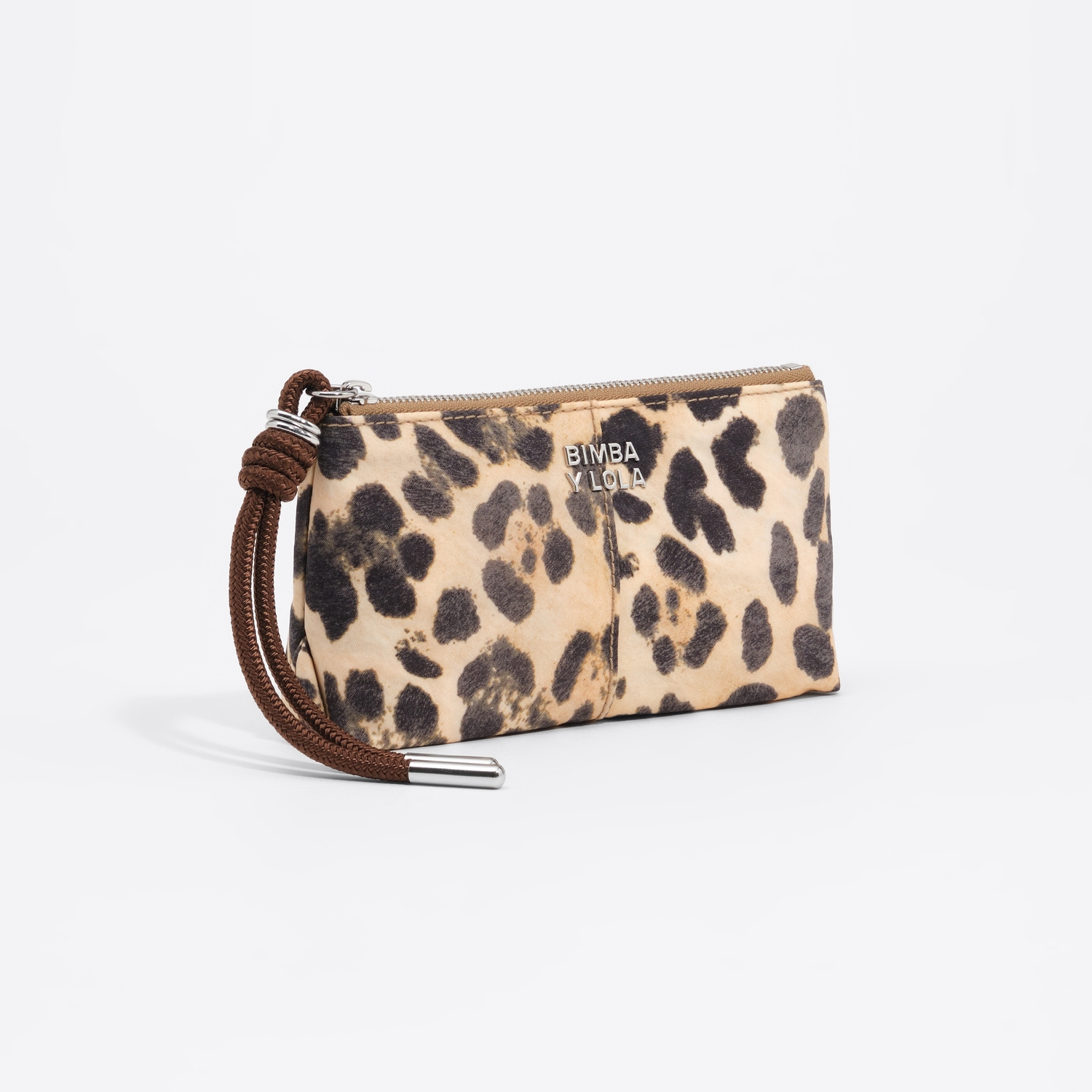 Portmonetka nylon Leopard naturalna
