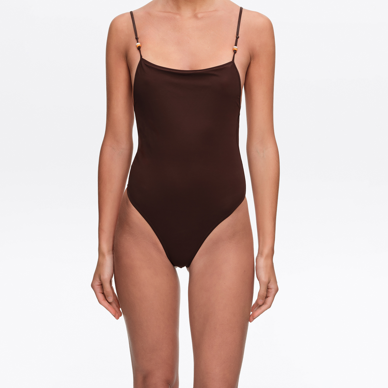 Bimba Y Lola Chocolate Swimsuit With Beads