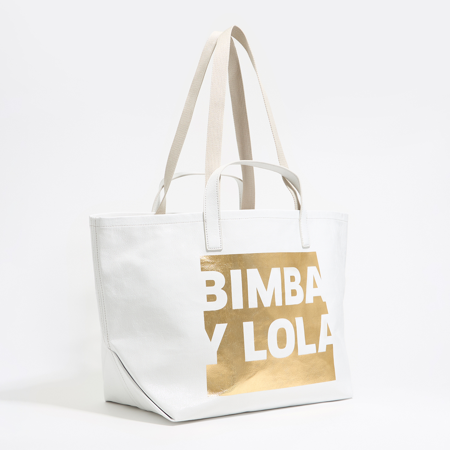 Torba shopper duża złamana biel