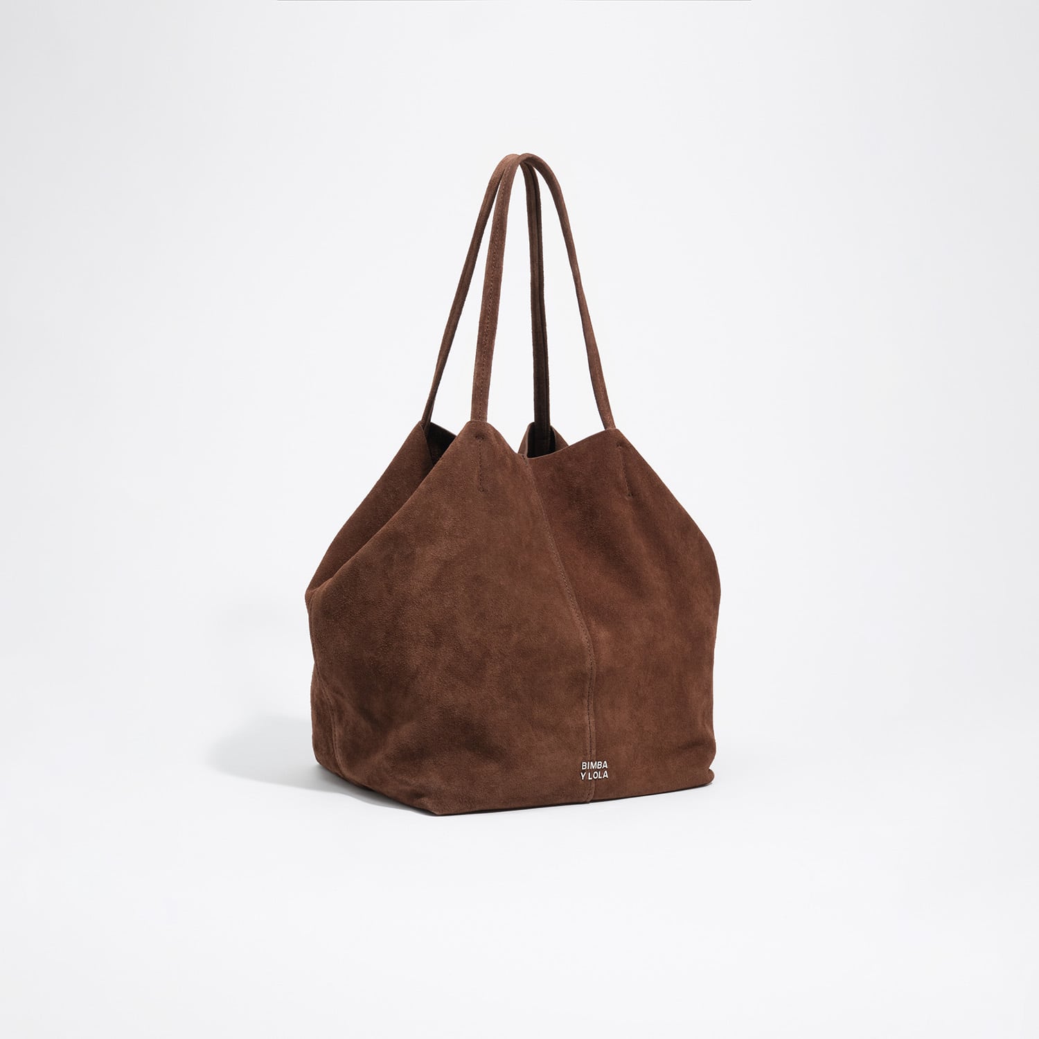 Torba shopper maxi dwoina kawowa
