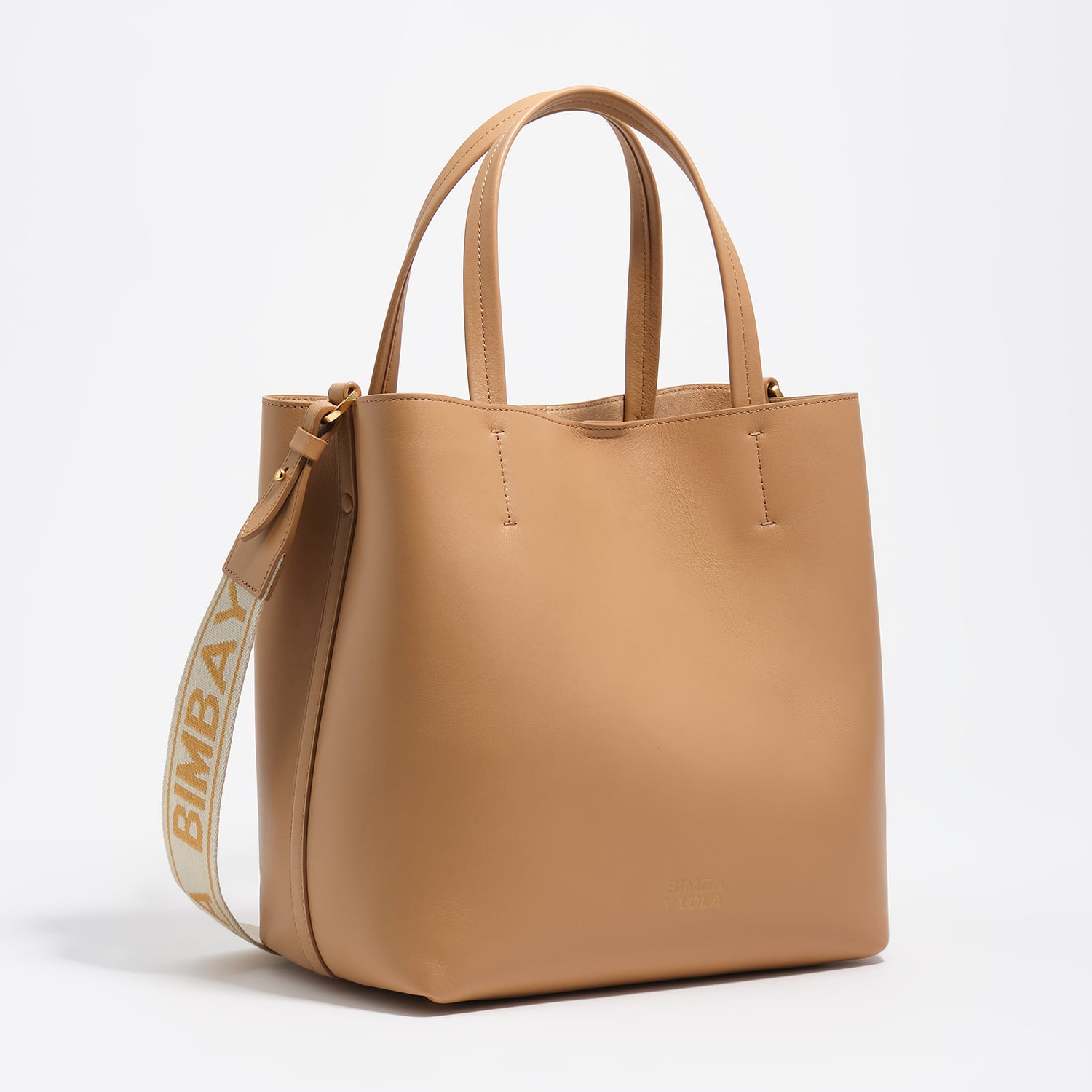 Bimba Y Lola Hazelnut Large Leather Chihuahua Bag