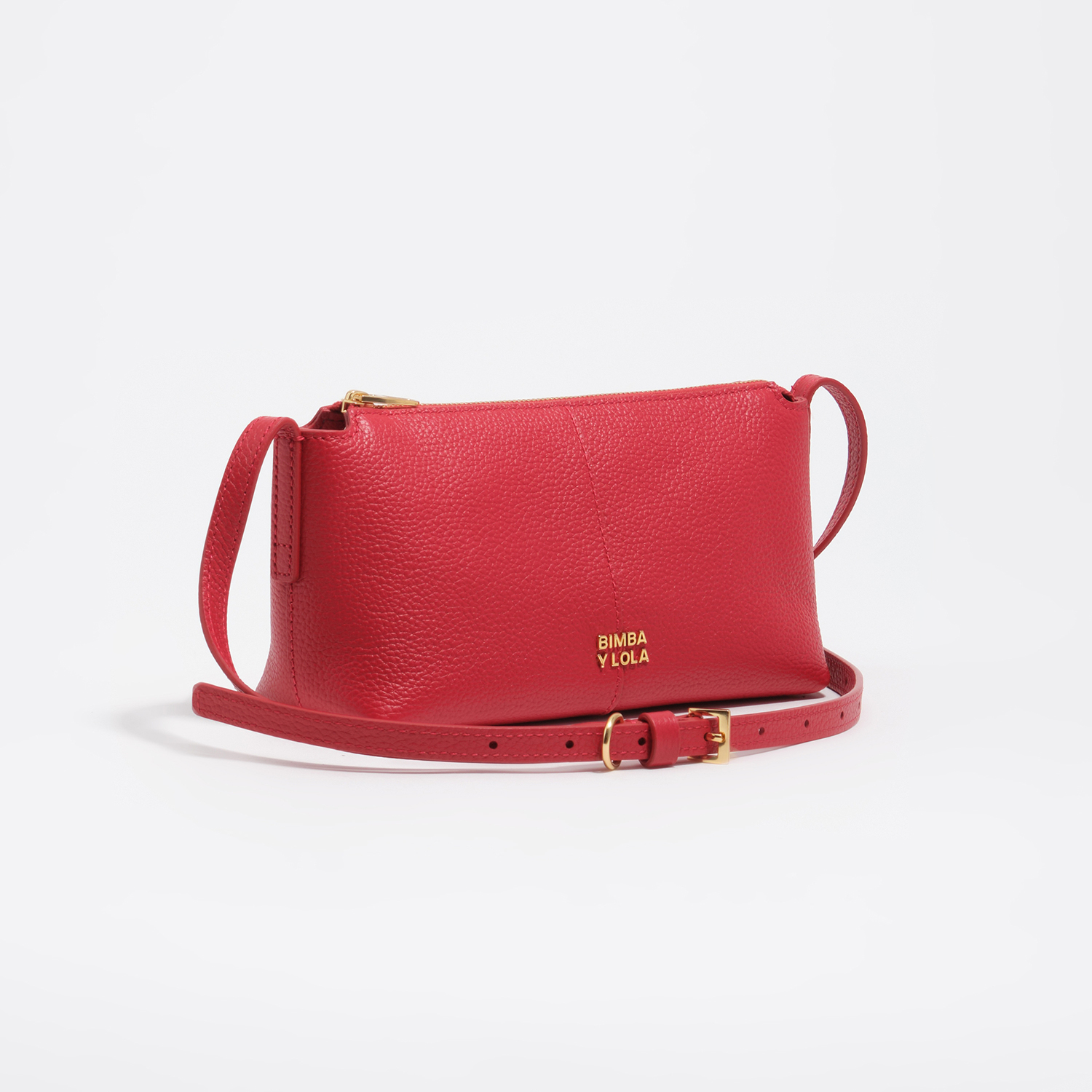 Bimba Y Lola Red Leather Mini Bag
