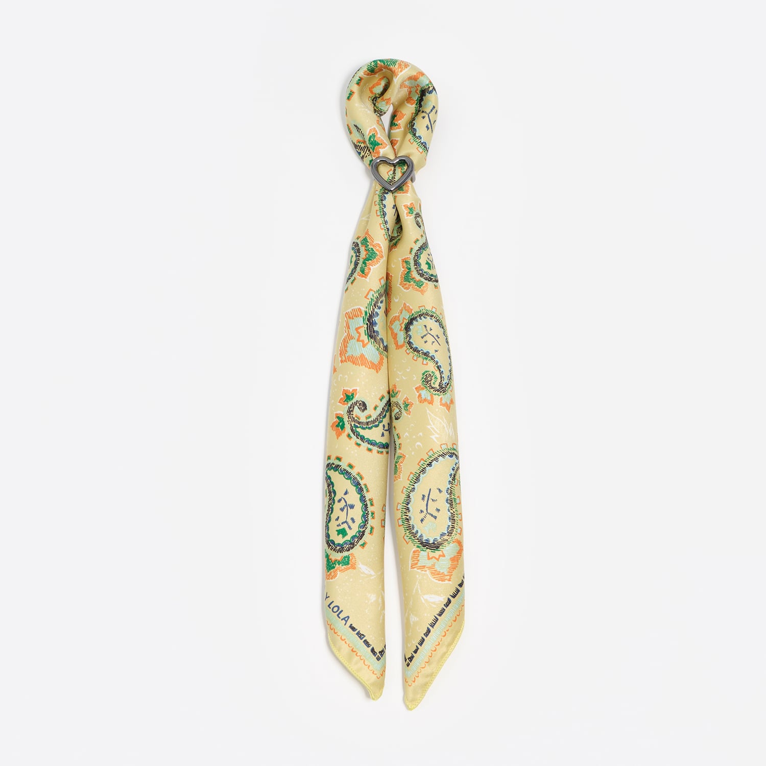 Bimba Y Lola Banana Paisley Scarf Bag Charm