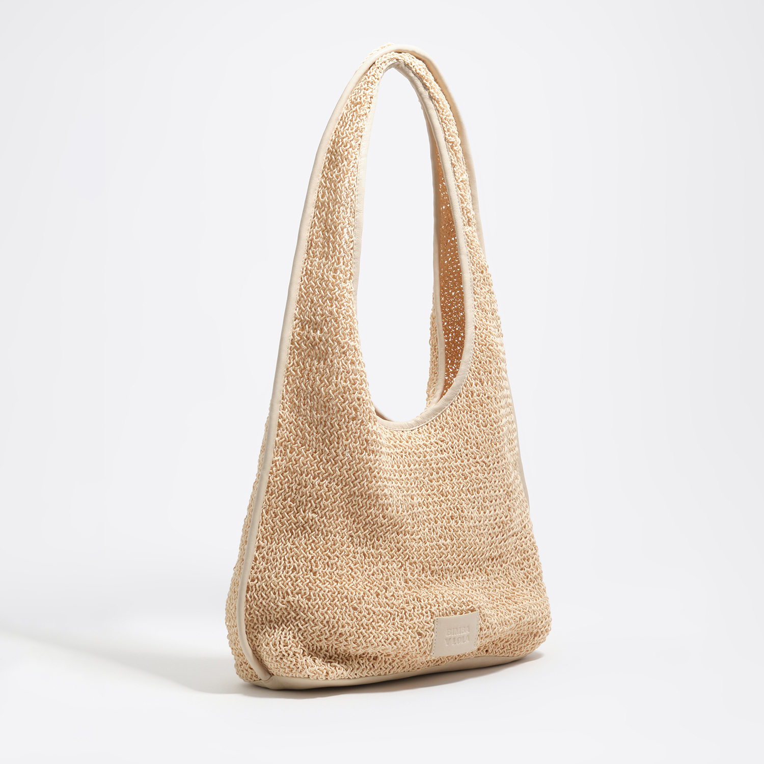 Bimba Y Lola Ivory Large Plaited Bag