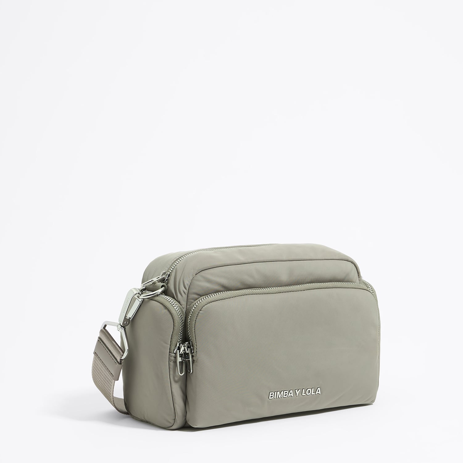 Torebka listonoszka Pocket średnia nylon ciemnoszara