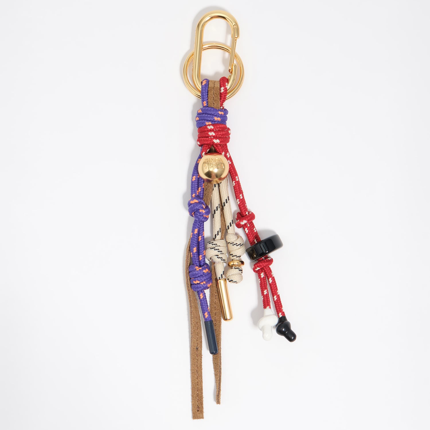 Bimba Y Lola Lilac Red Ropes Key Ring