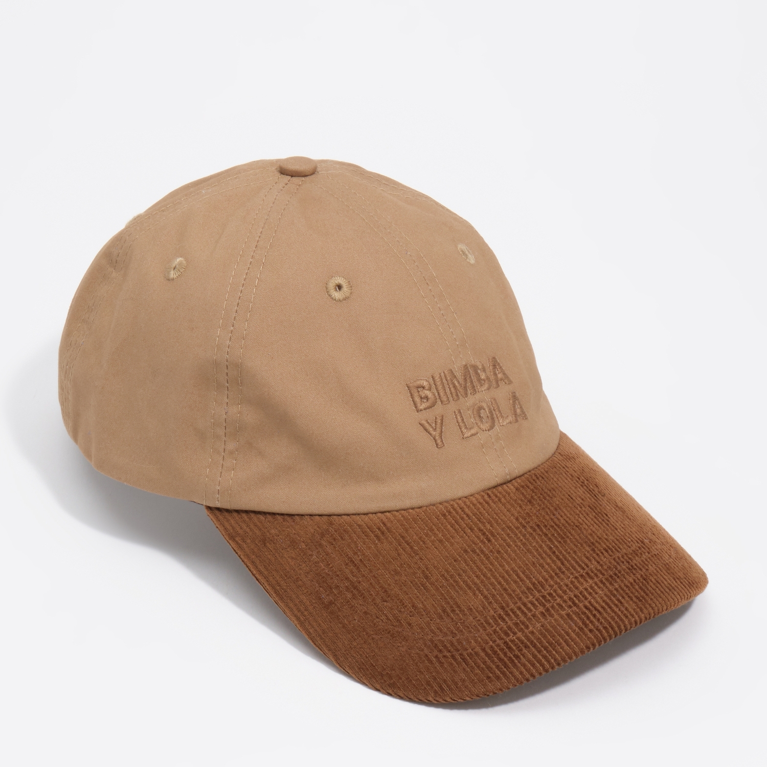 Czapka sztruks bawełna camel