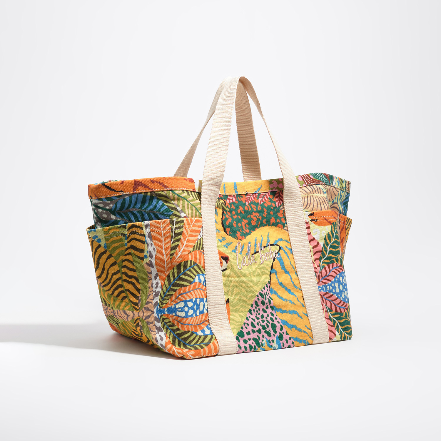 Bimba Y Lola Wild Maxi Cotton Beach Bag