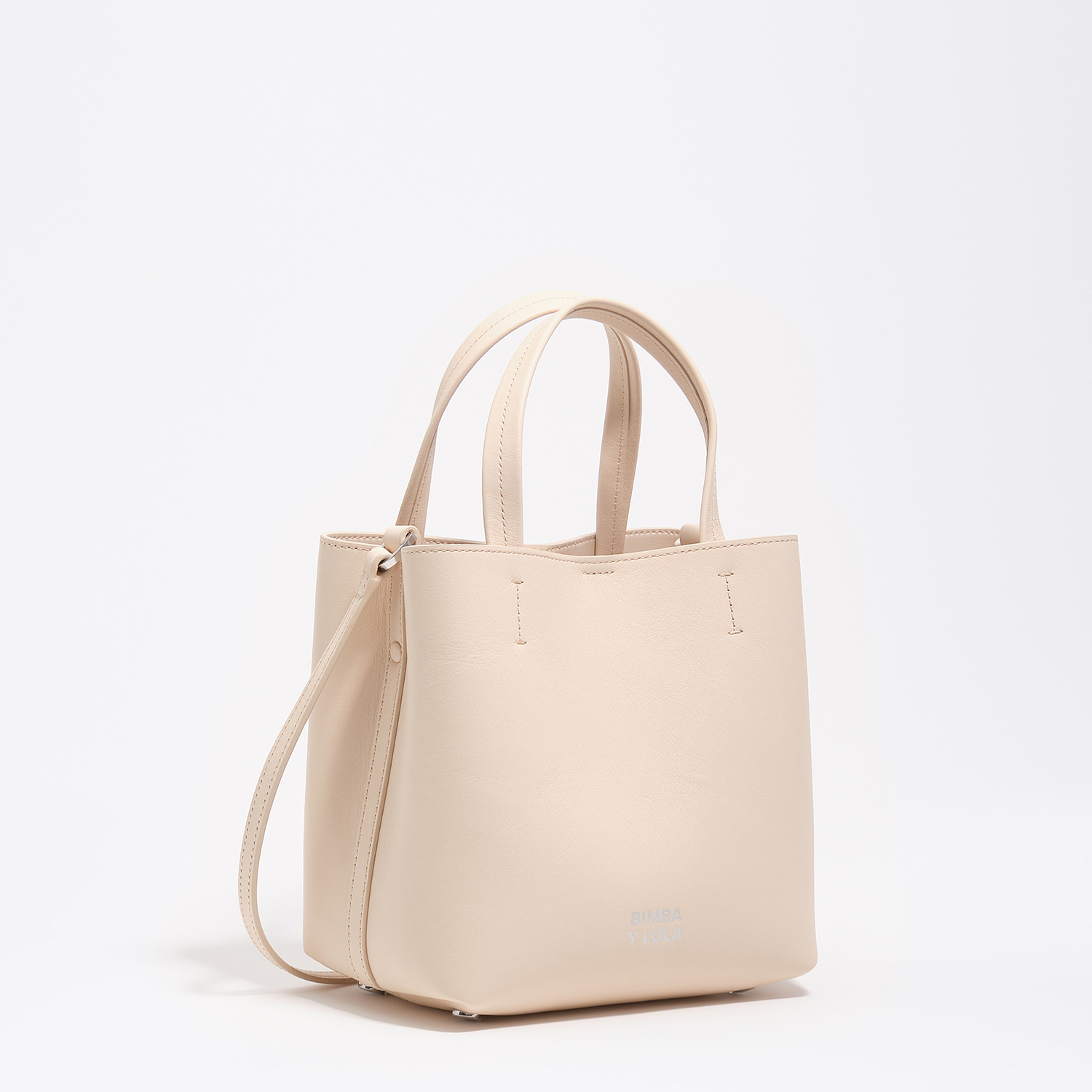 Bimba Y Lola Sand Small Leather Chihuahua Bag