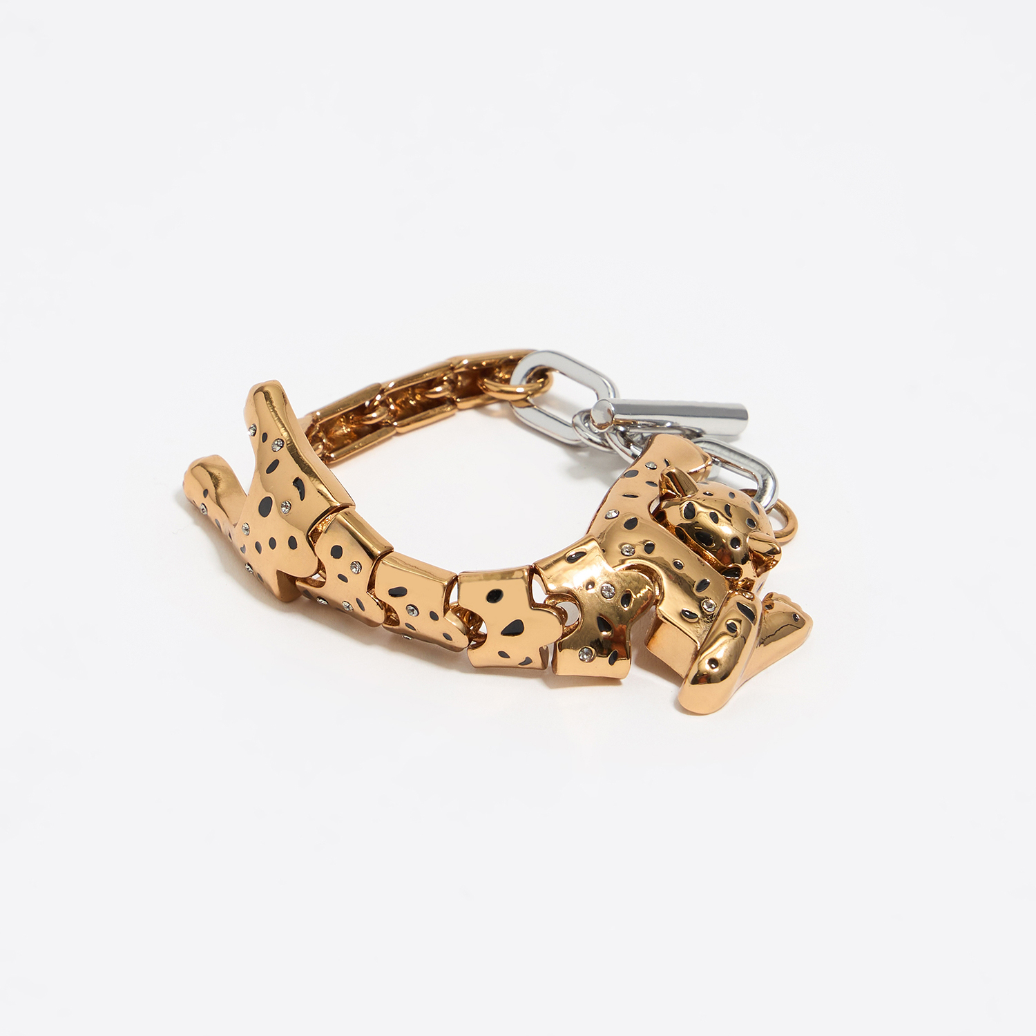 Bimba Y Lola Gold Panther Bracelet Un