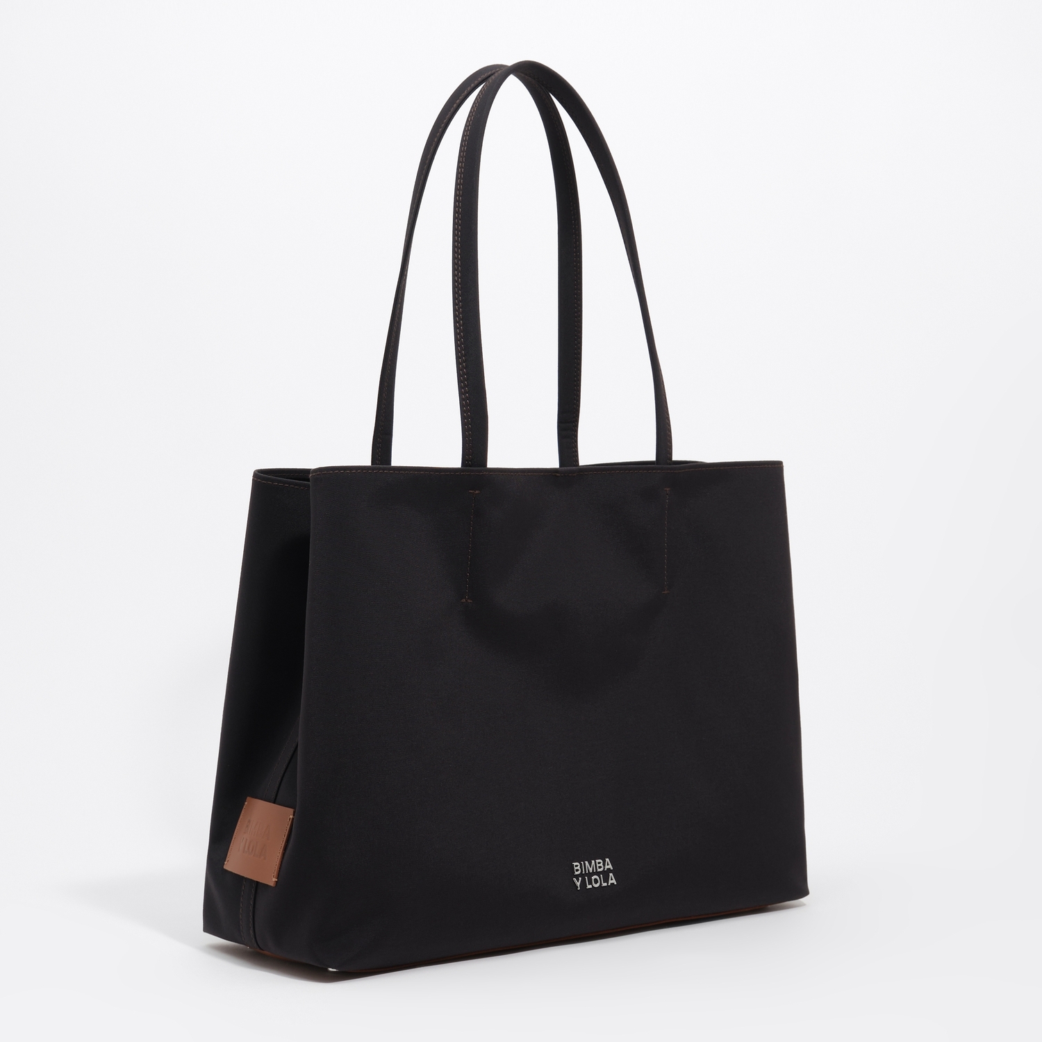 Duża torba shopper Chihuahua antracytowa gabardyna
