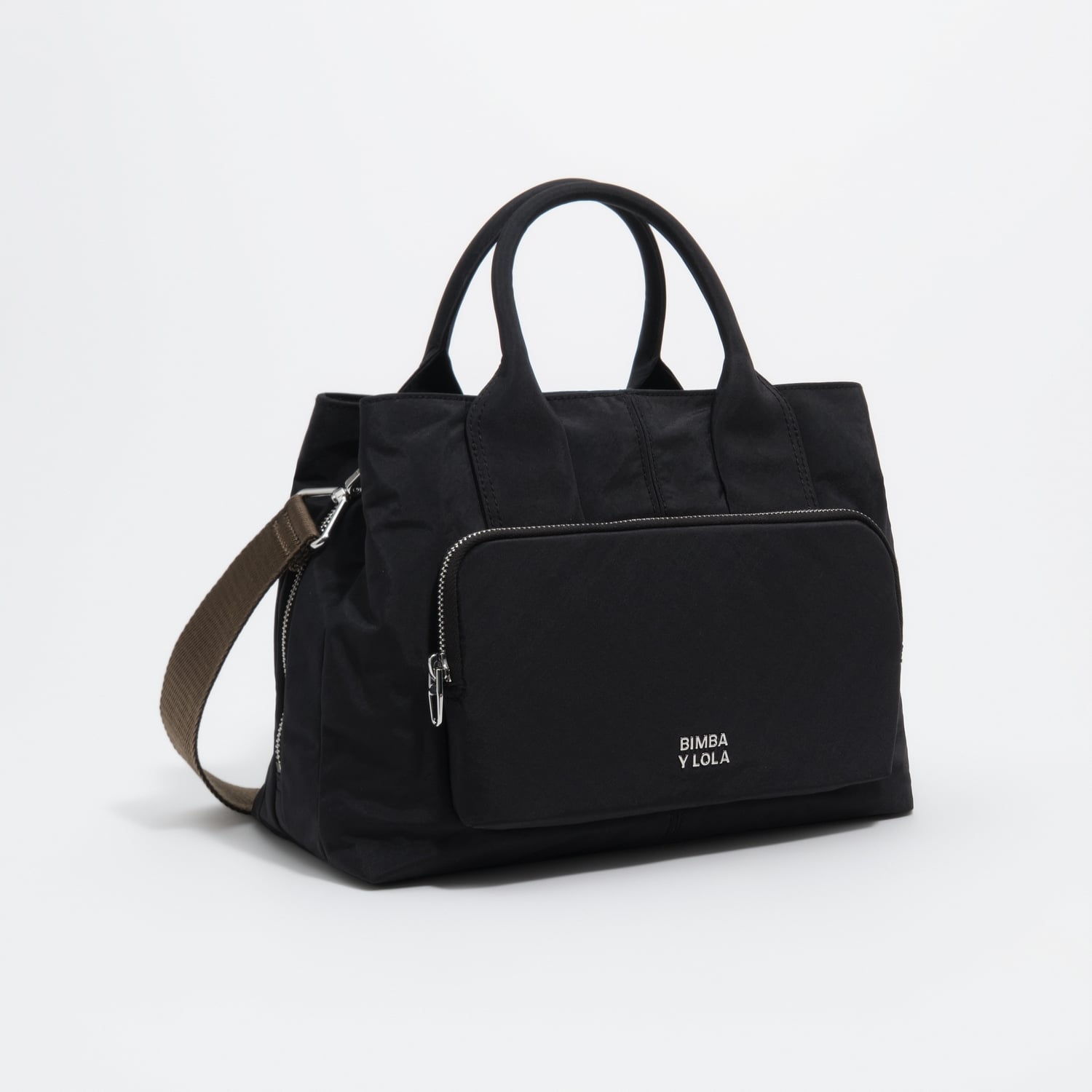 Torebka Pocket do ręki duża nylon czarna