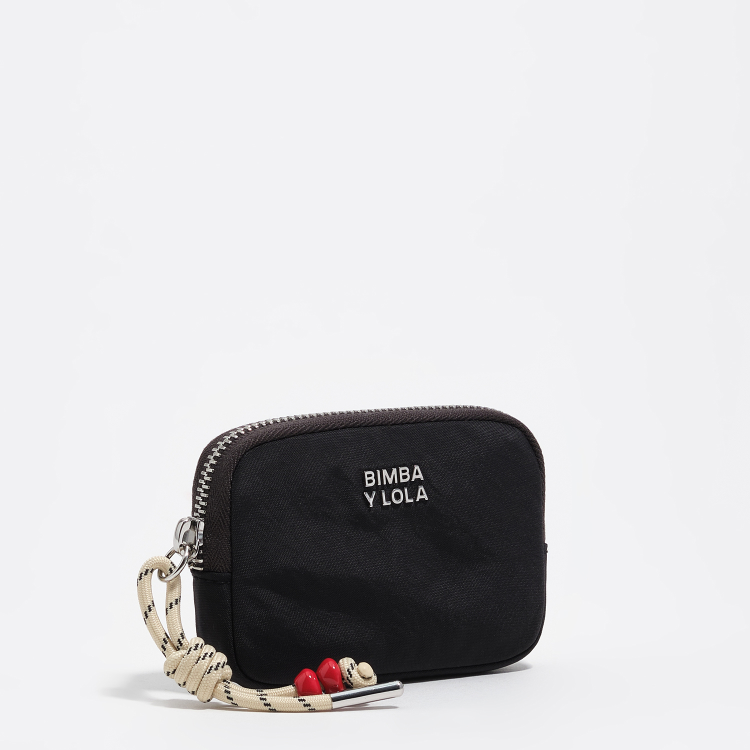 Bimba Y Lola Graphite Nylon Coin Purse