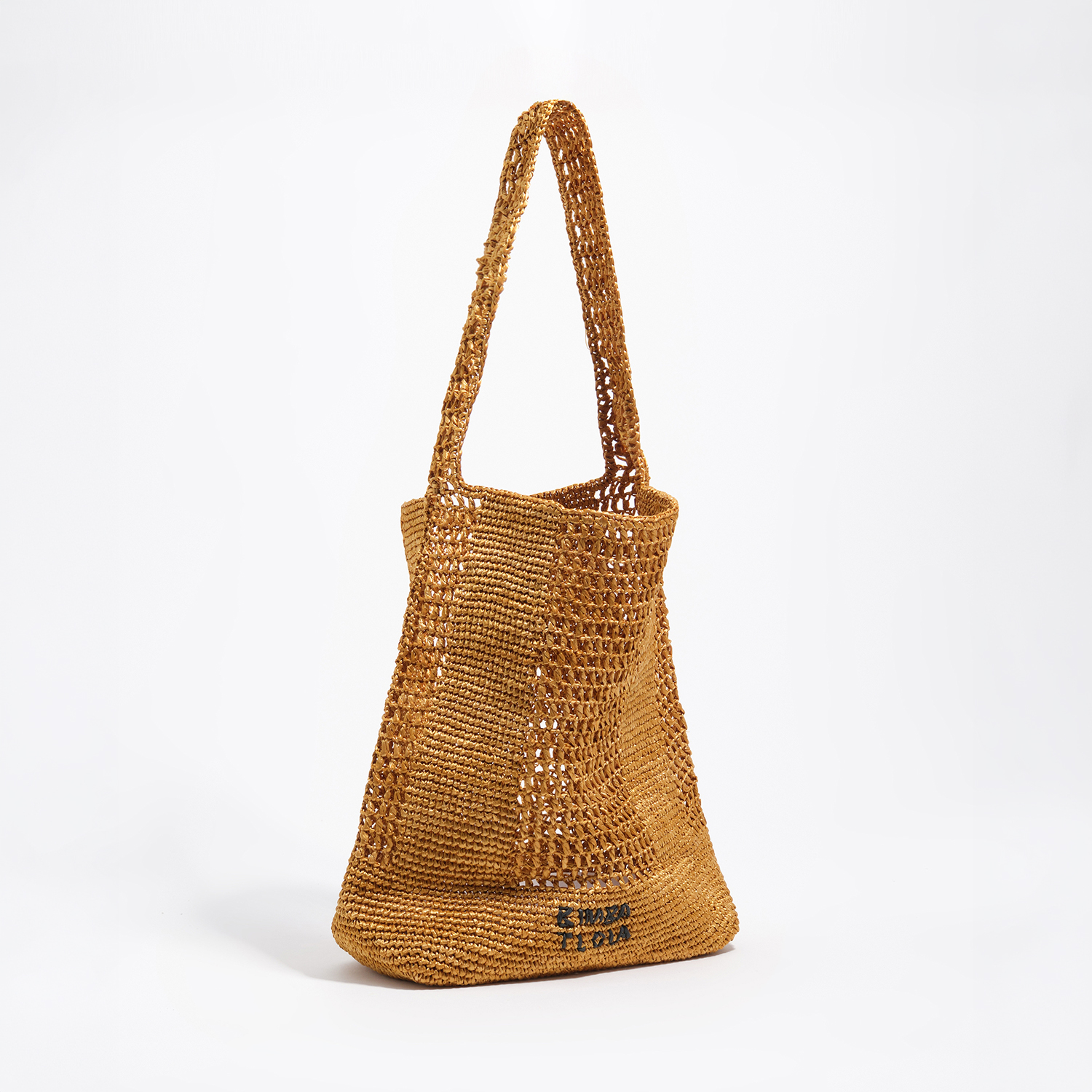 Bimba Y Lola Gold Large Shoulder Bag