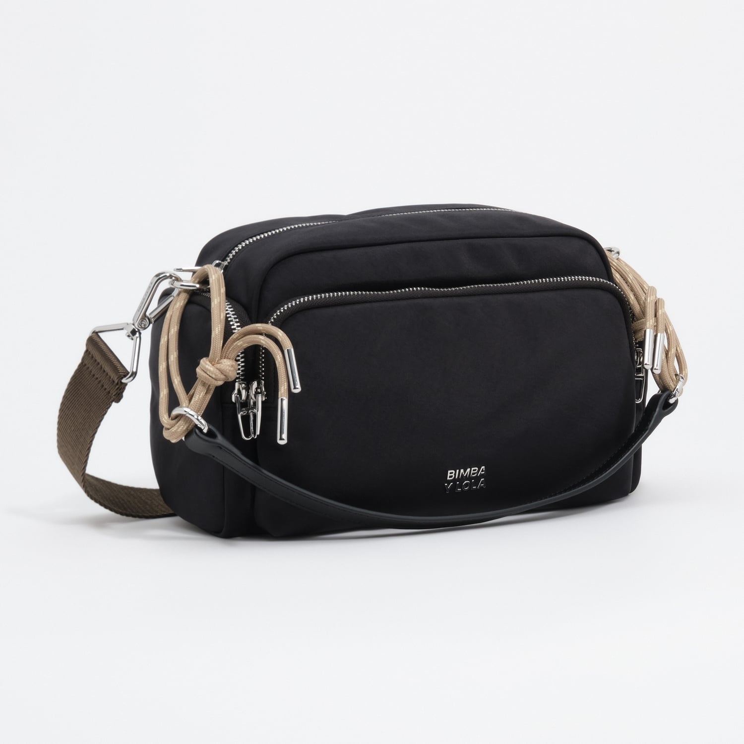 Torebka listonoszka Pocket duża nylon czarna