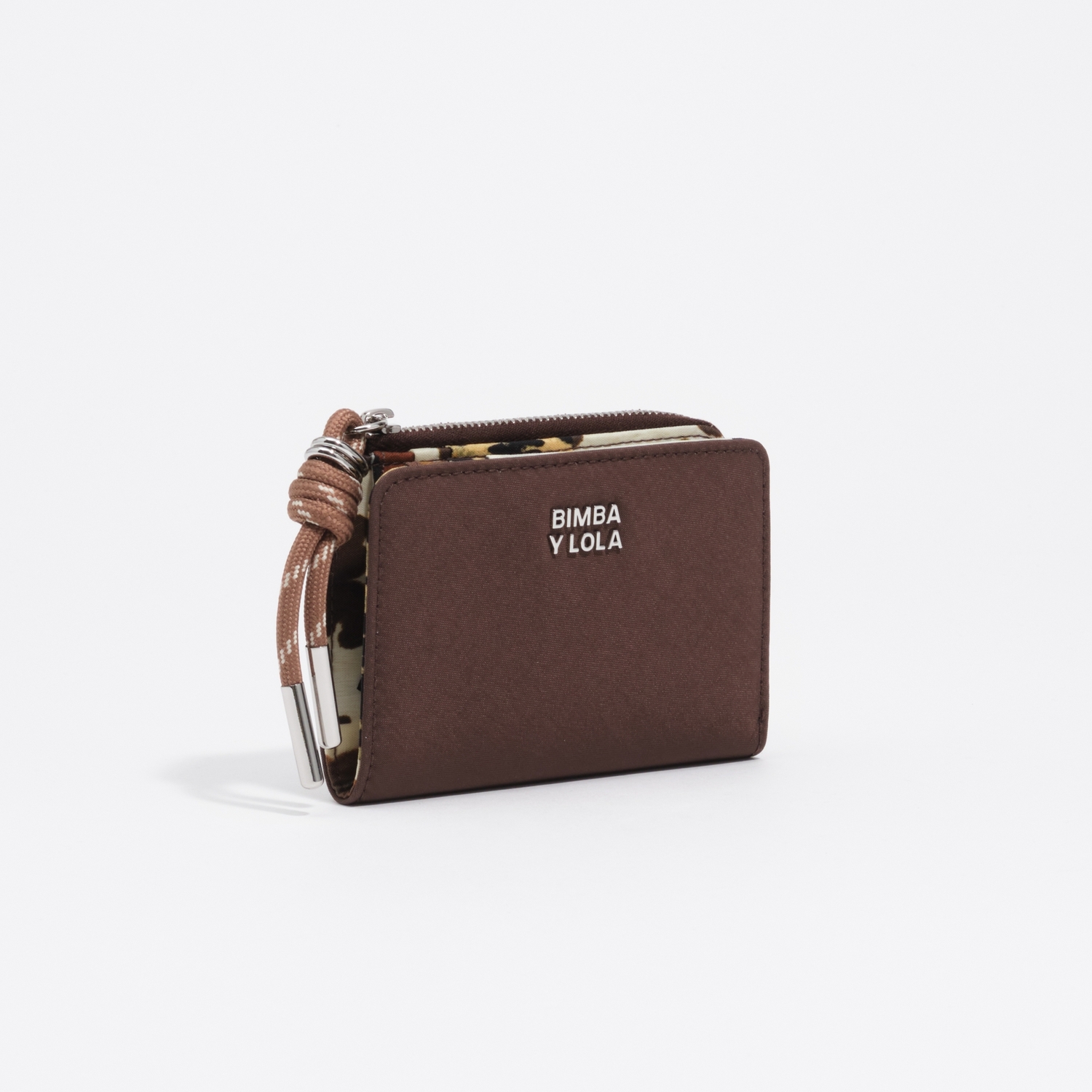Portfel kompaktowy nylon mokka