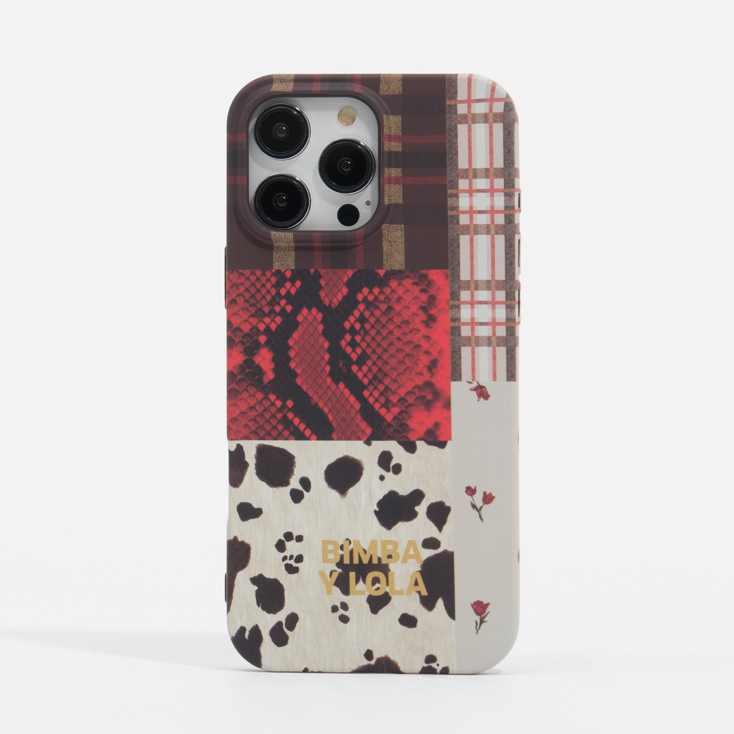 Etui twarde iPhone 15 Pro Max patchwork pyton