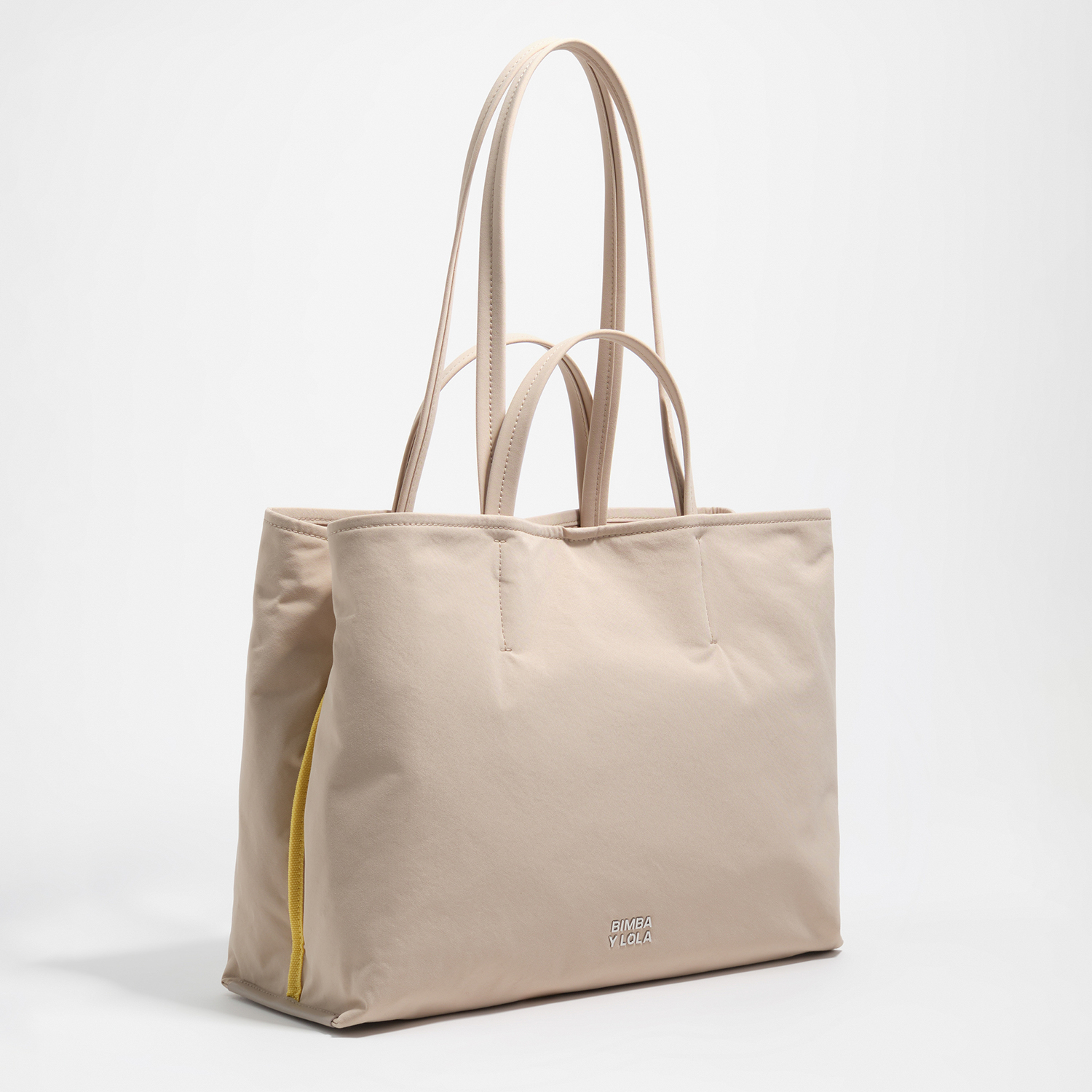 Bimba Y Lola Sand Large Chihuahua Shopper Bag