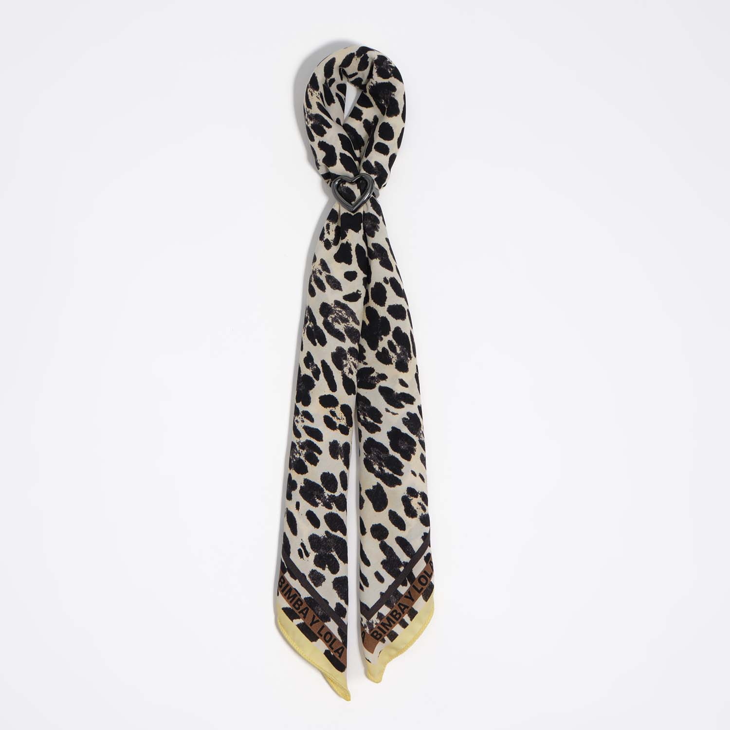 Bimba Y Lola Banana Leopard Scarf Bag Charm