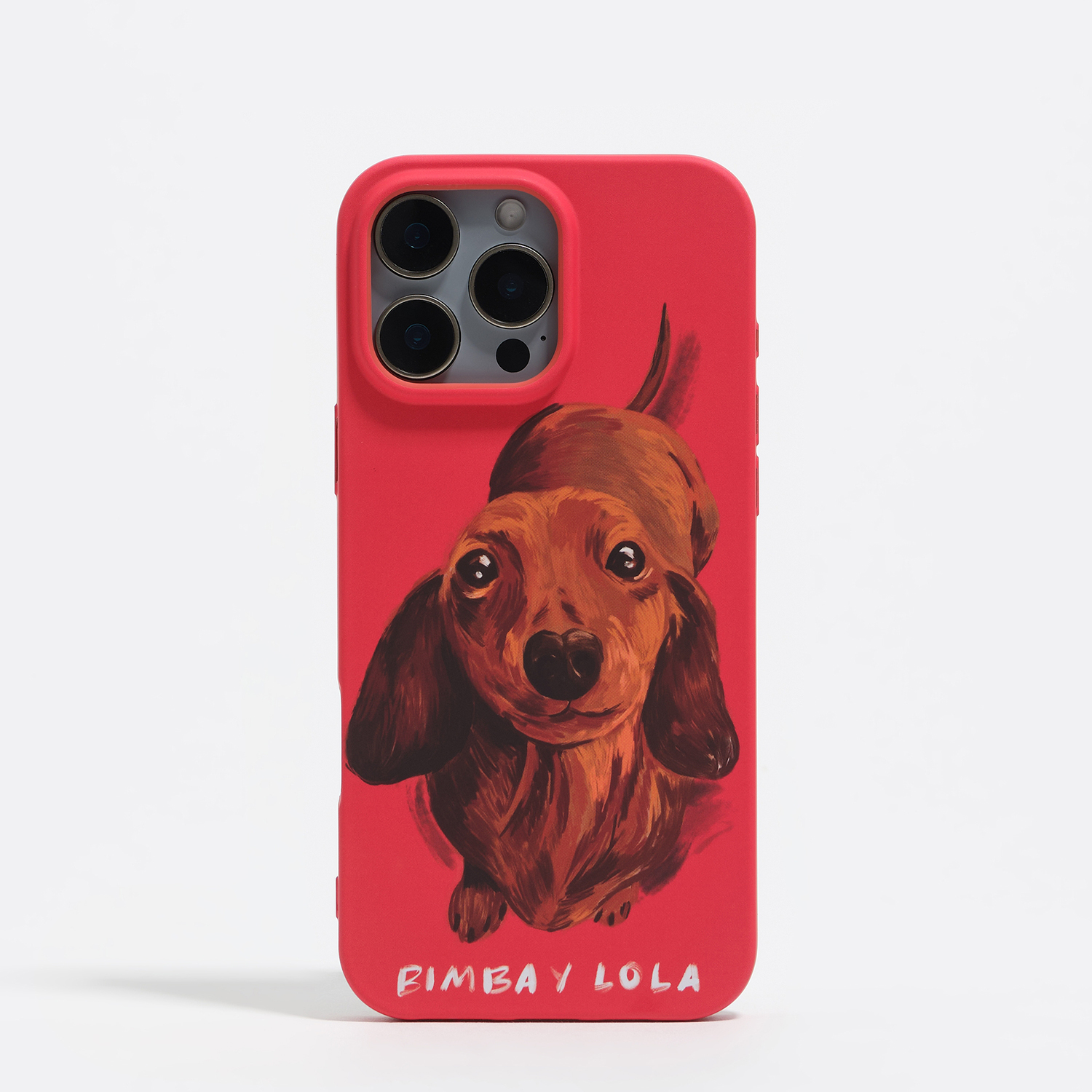 Etui iPhone 16 Pro Max jamnik czerwone