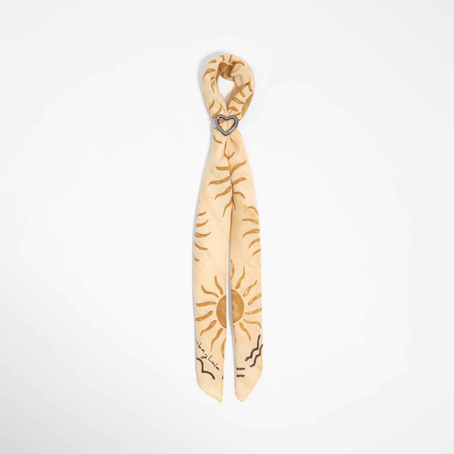 Bimba Y Lola Beige Sun Scarf Charm
