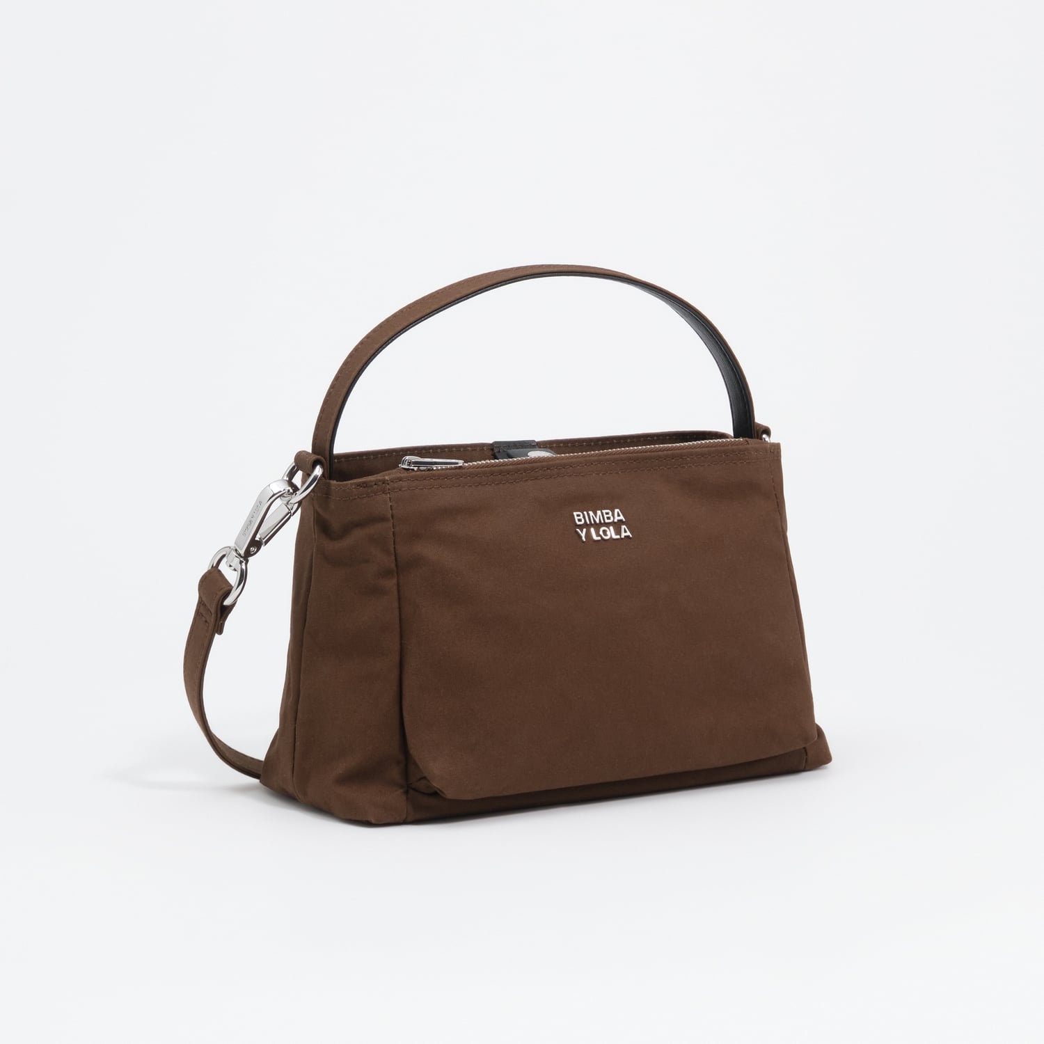 Torebka hobo mini bawełna ciemny khaki