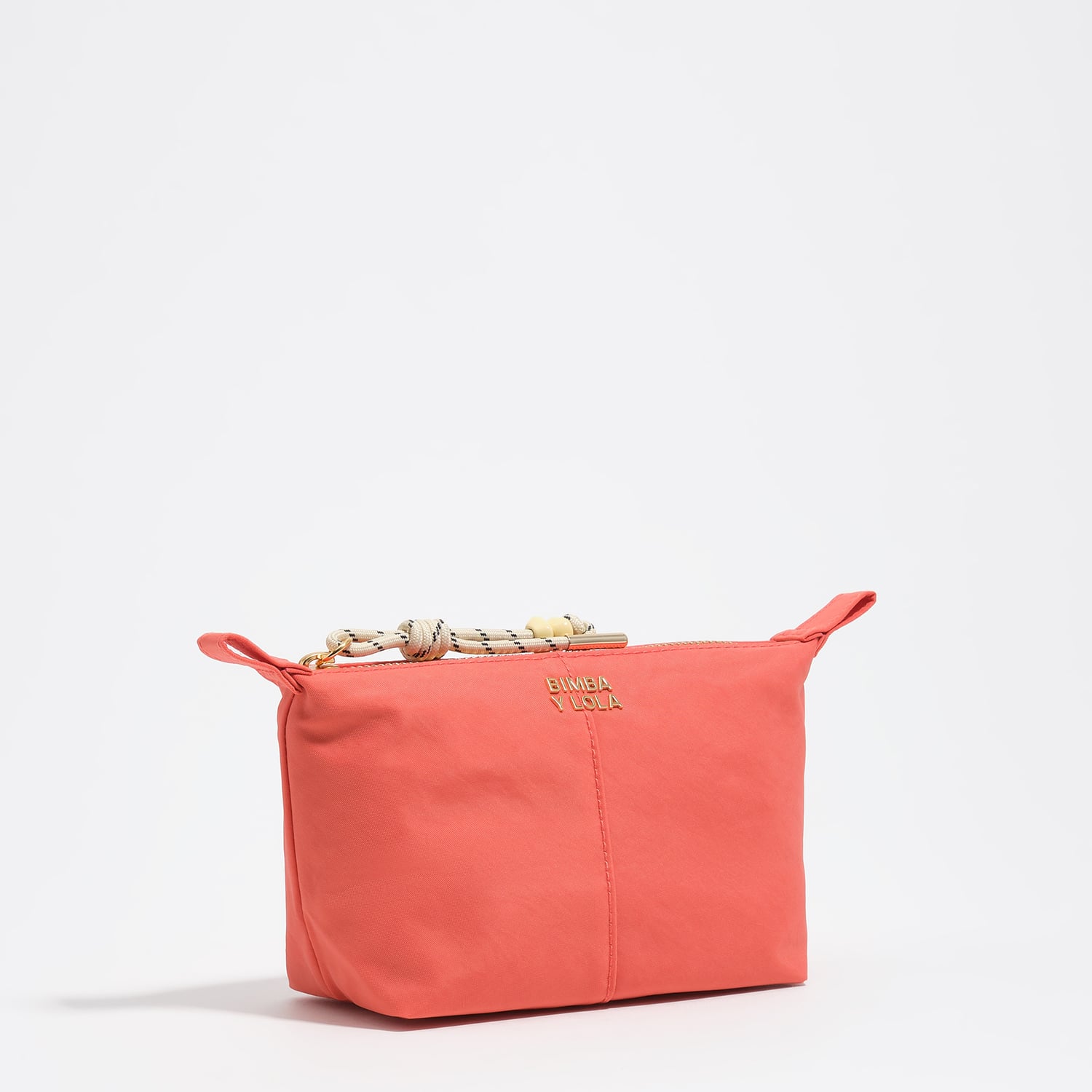 Bimba Y Lola Coral Nylon Trapecio Make-Up Case