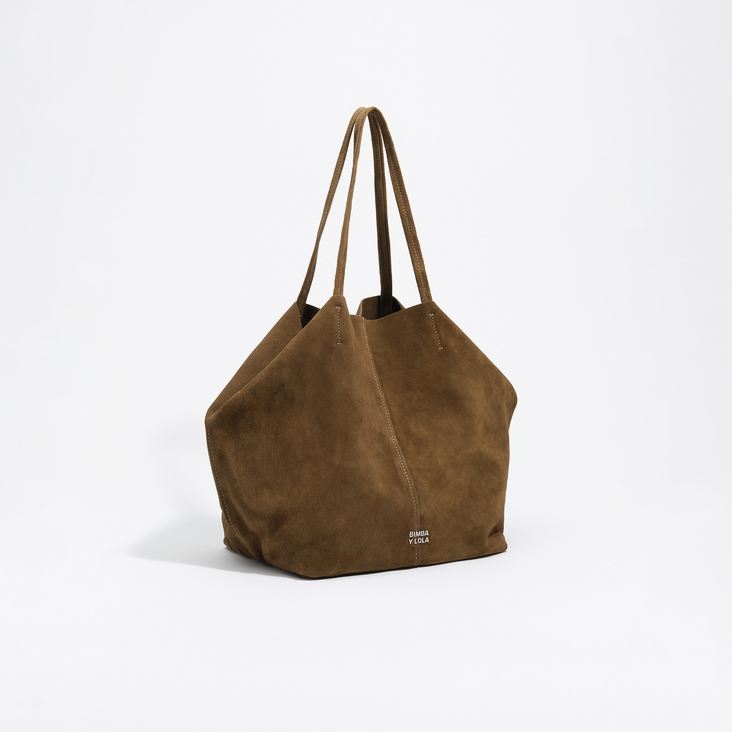 Torba shopper duża dwoina oliwkowa