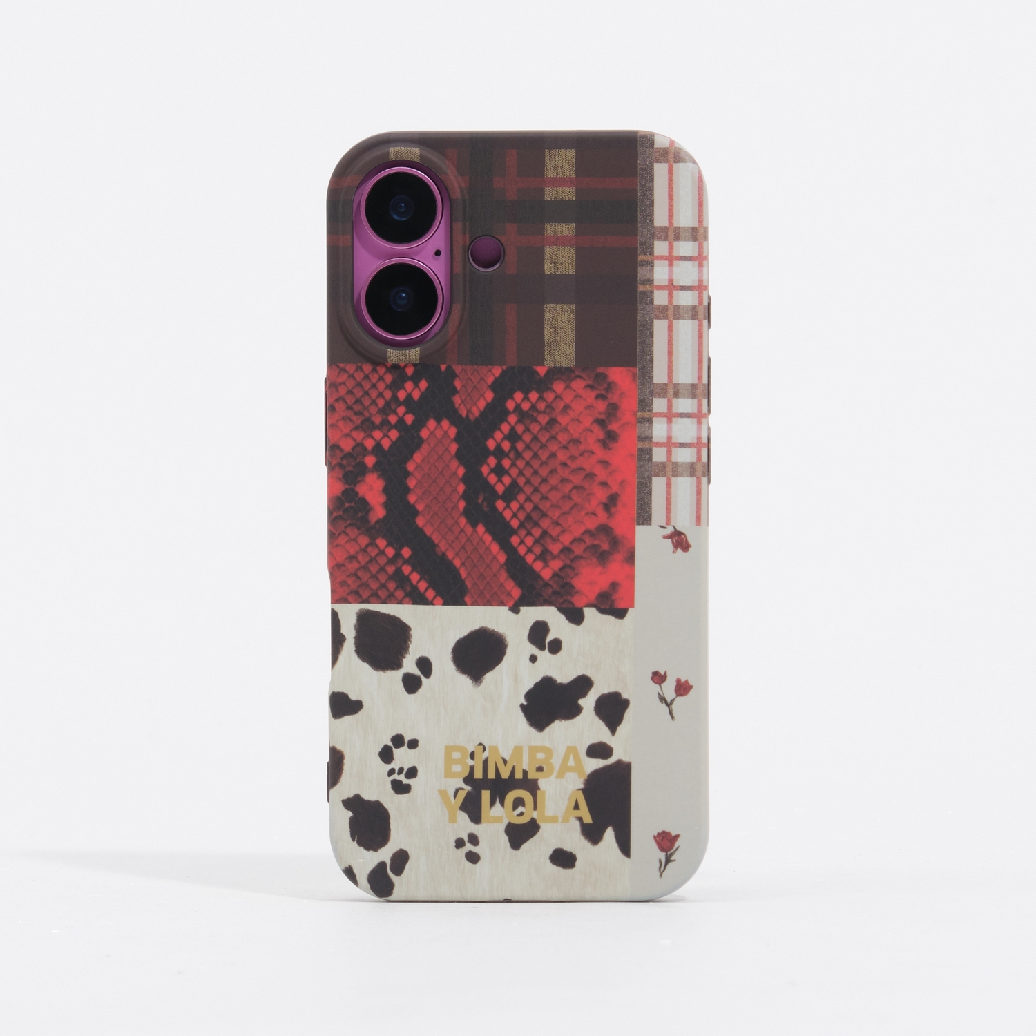 Etui twarde iPhone 16 patchwork pyton 2