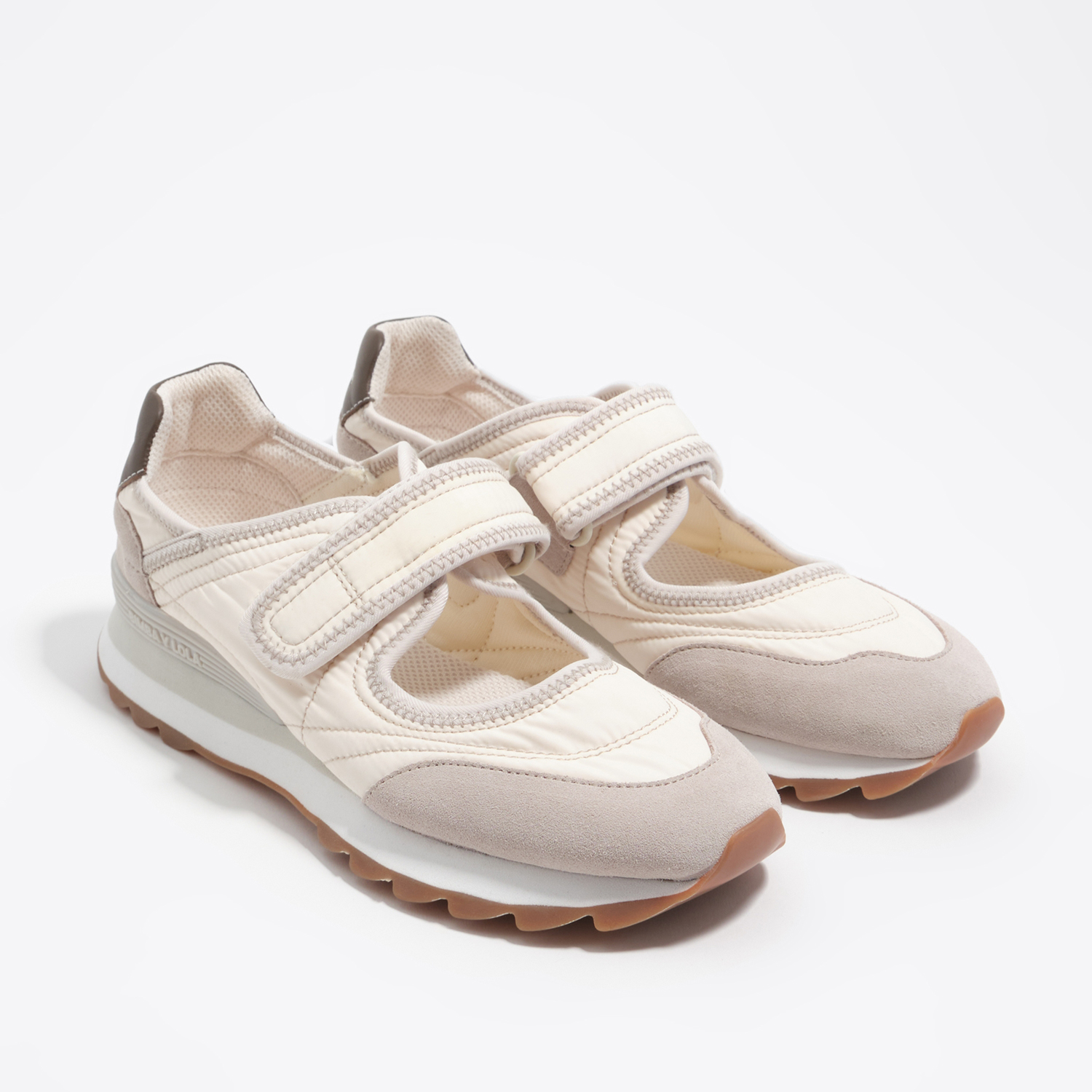 Baleriny sportowe 13 08 nylon białe