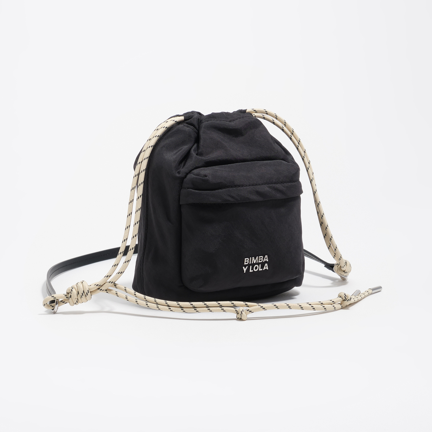Bimba Y Lola Graphite Mini Nylon Bag