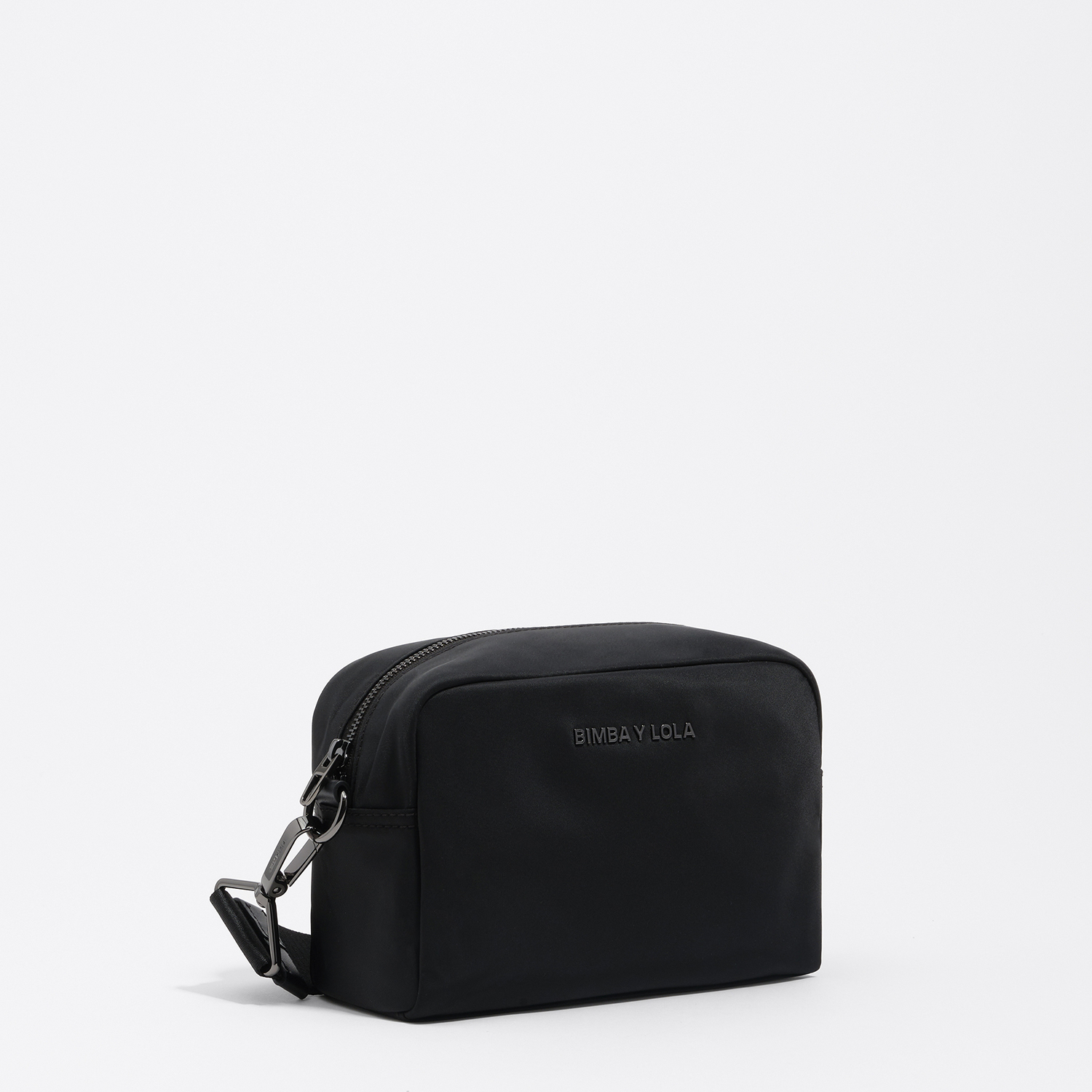 Bimba Y Lola Black Nylon Crossbody Bag