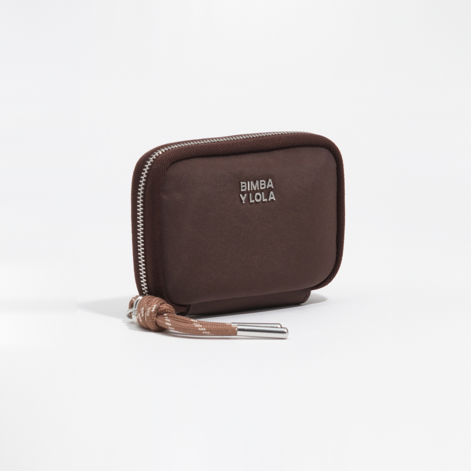 Portfel mały nylon mokka