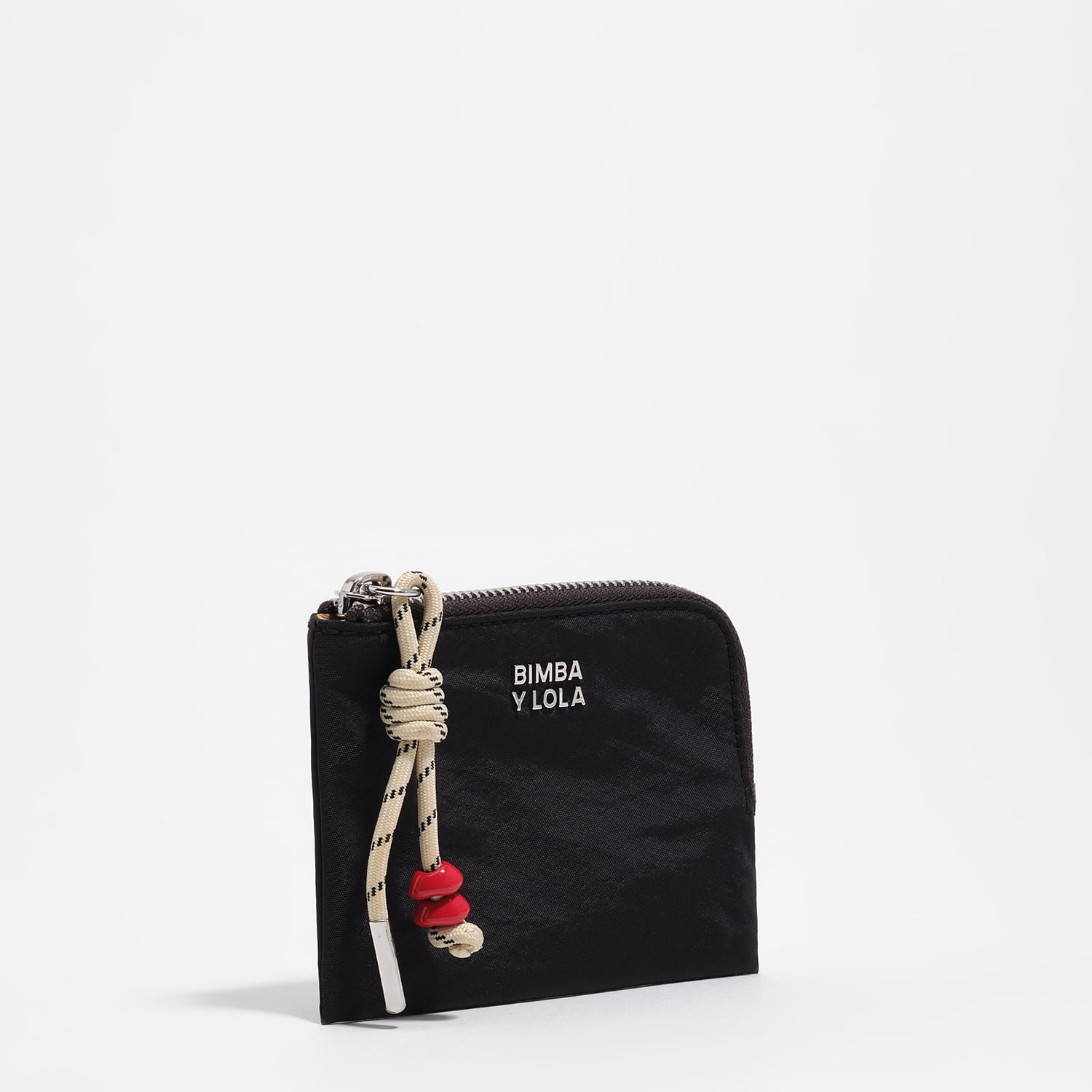 Bimba Y Lola Graphite Nylon Coin Purse
