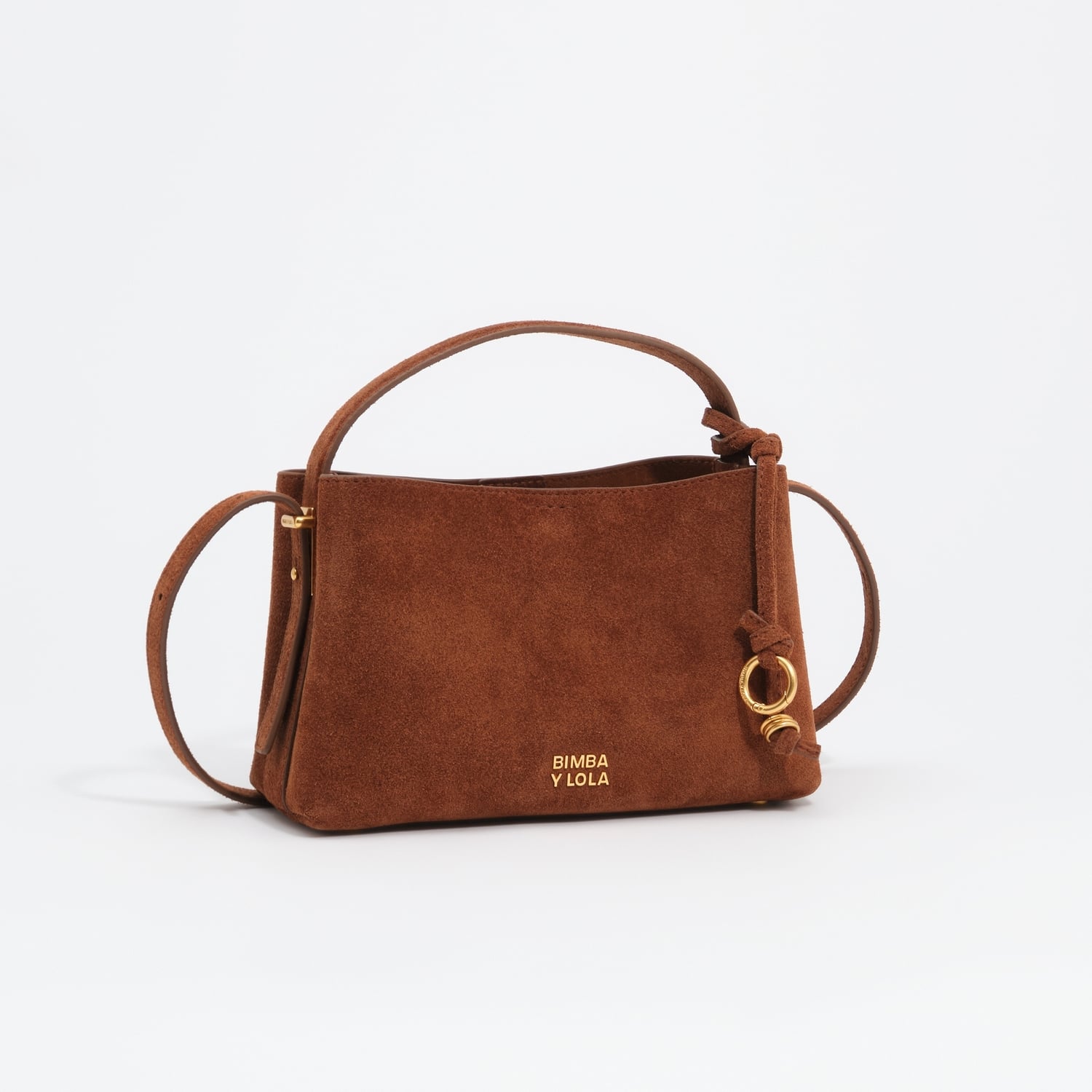 Torebka hobo Chihuahua mini skóra kasztanowa