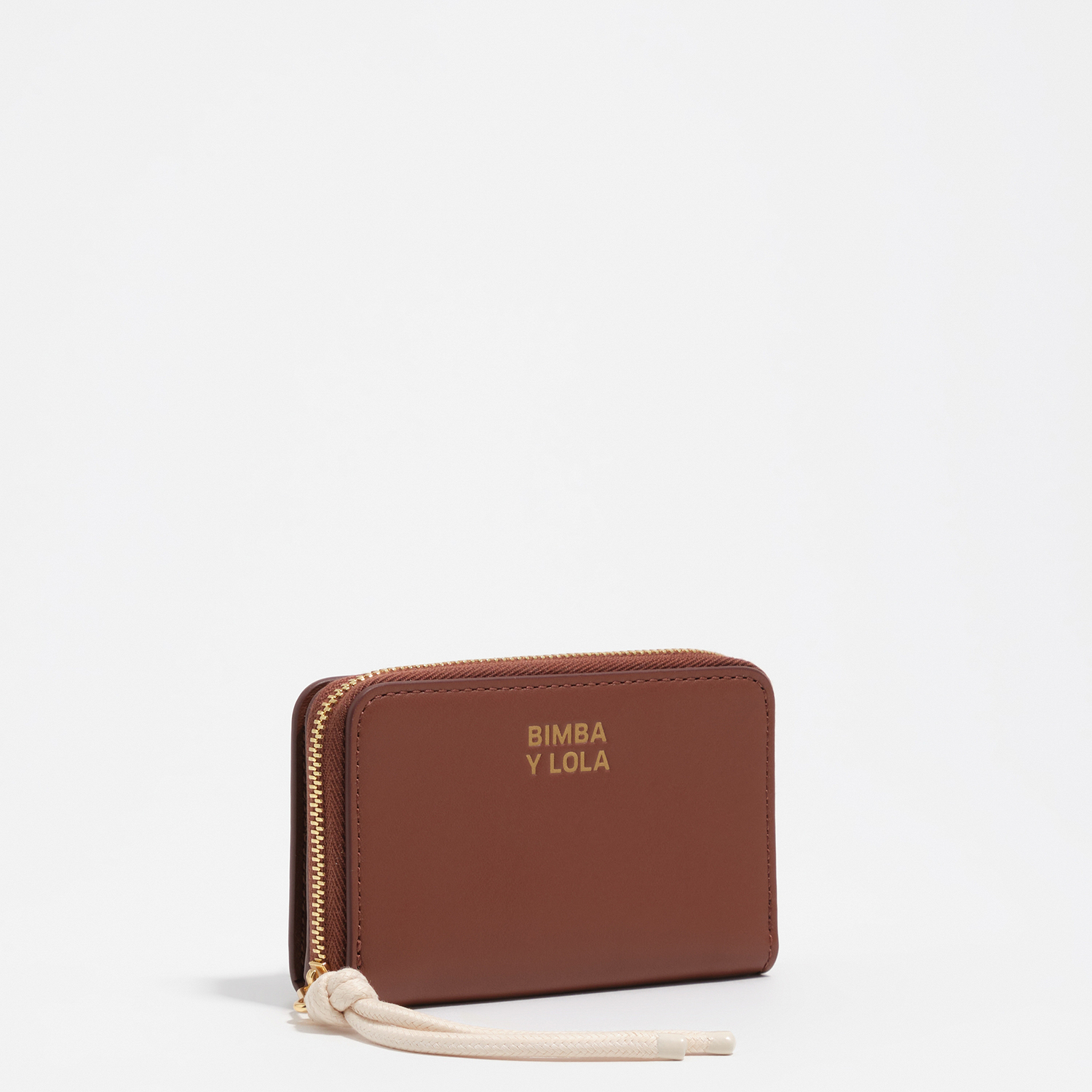 Bimba Y Lola Nut Small Wal Flap Purse