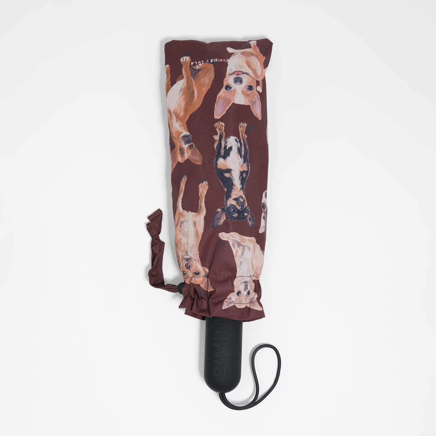 Bimba Y Lola Brown Chihuahuas Print Umbrella