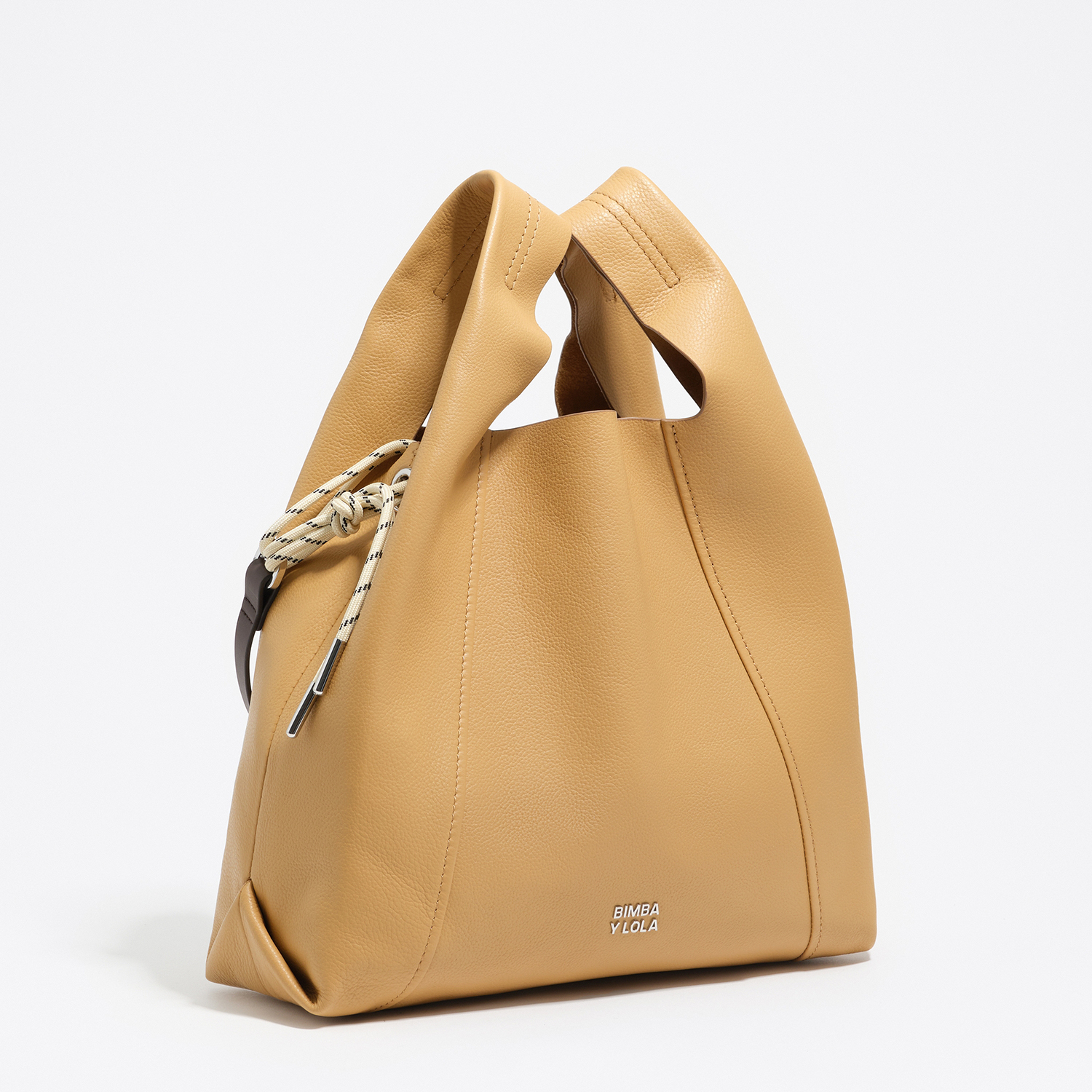 Bimba Y Lola Sahara Medium Leather Paper Bag