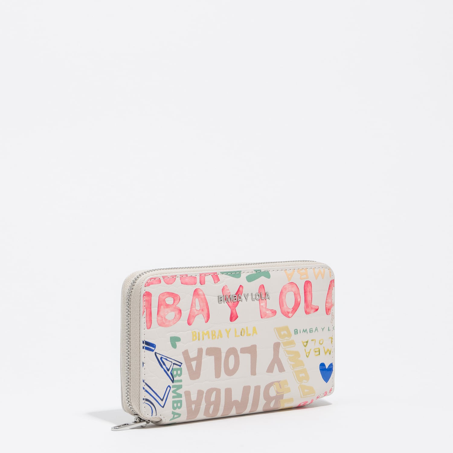 Bimba Y Lola Bimba Logos Ivory Medium Ivory Bimba Logos Horizontal Wallet