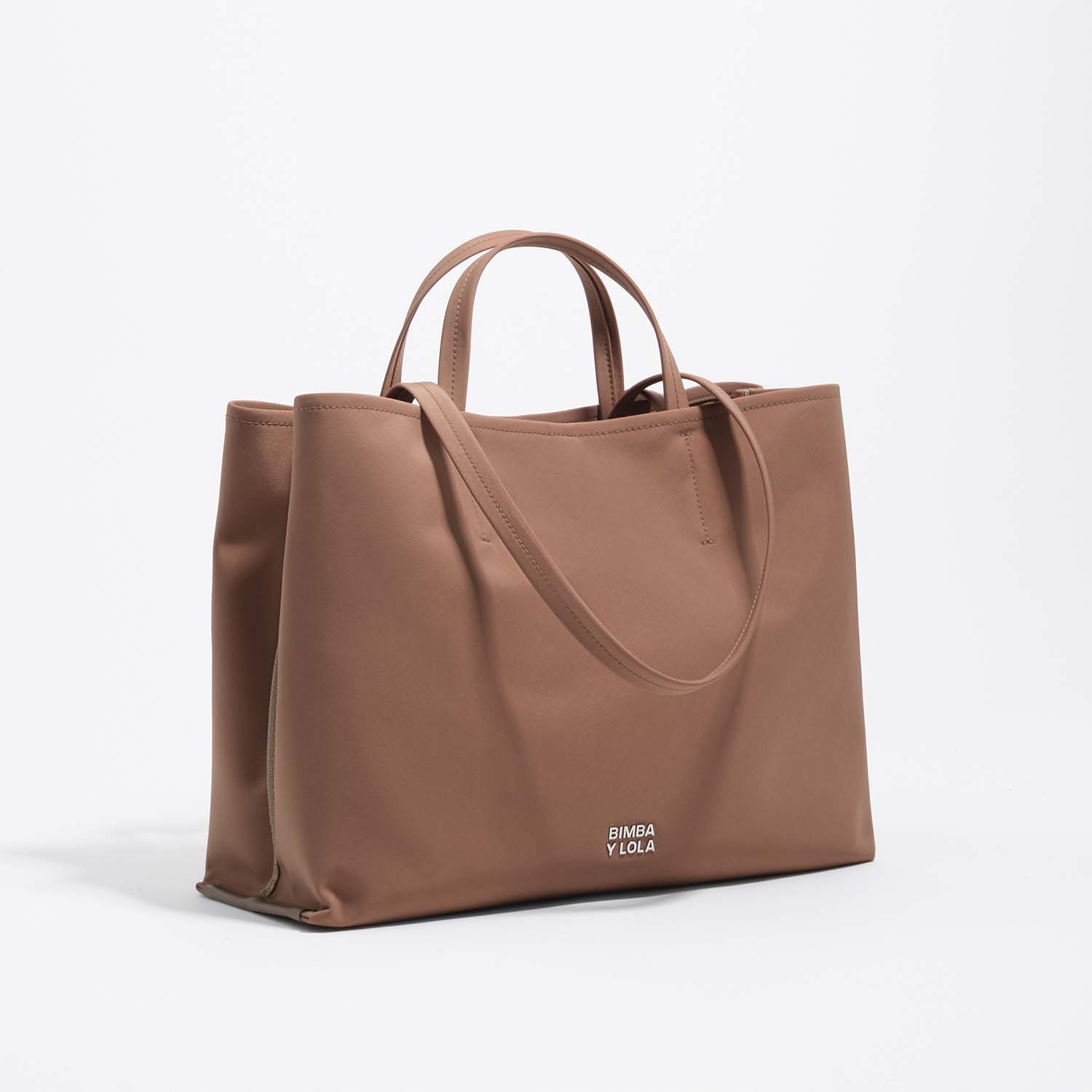 Bimba Y Lola Nougat Large Turrón Gabardine Chihuahua Shopper Bag