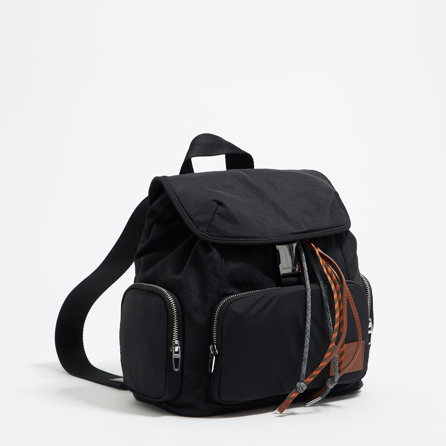 Plecak średni nylon czarny 2