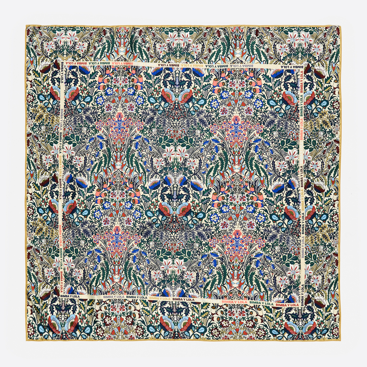 Bimba Y Lola Vanilla Wallpaper Logo Frame Scarf