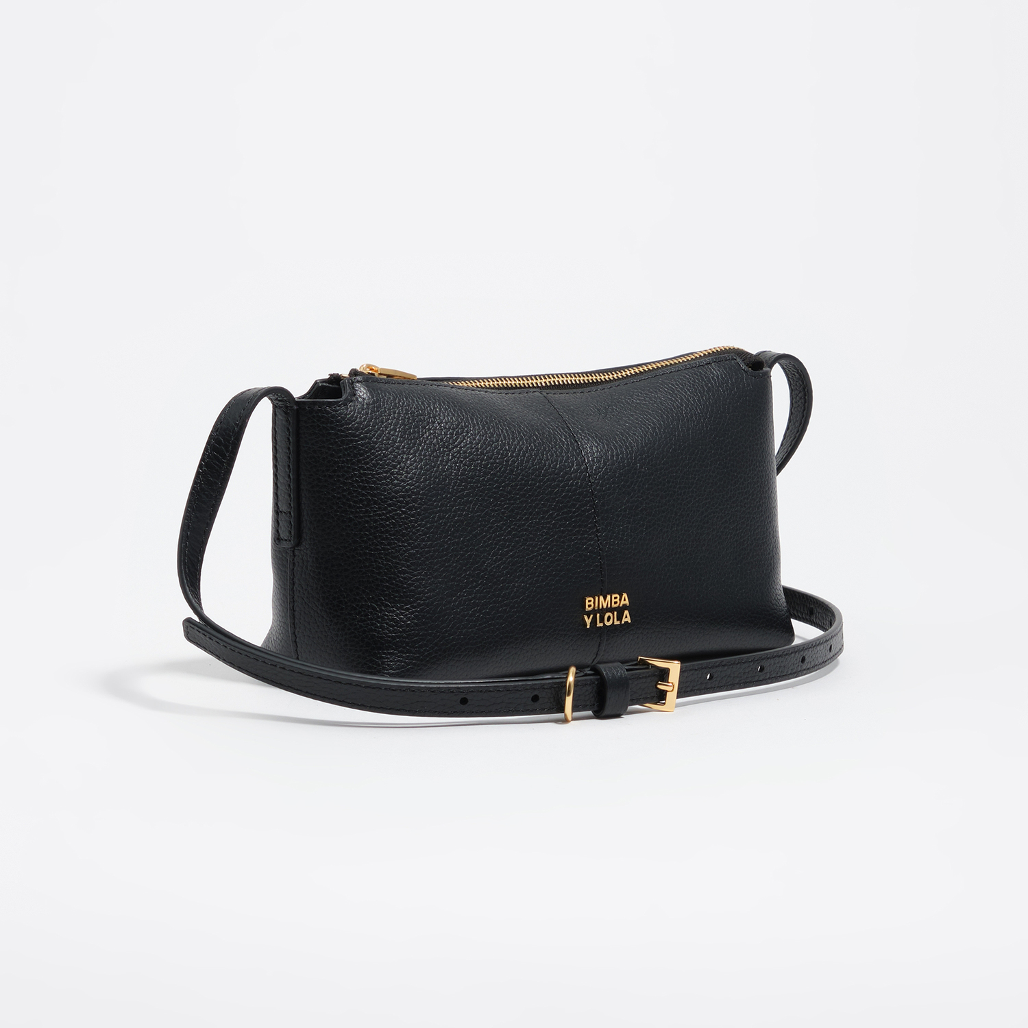 Bimba Y Lola Black Mini Leather Bag