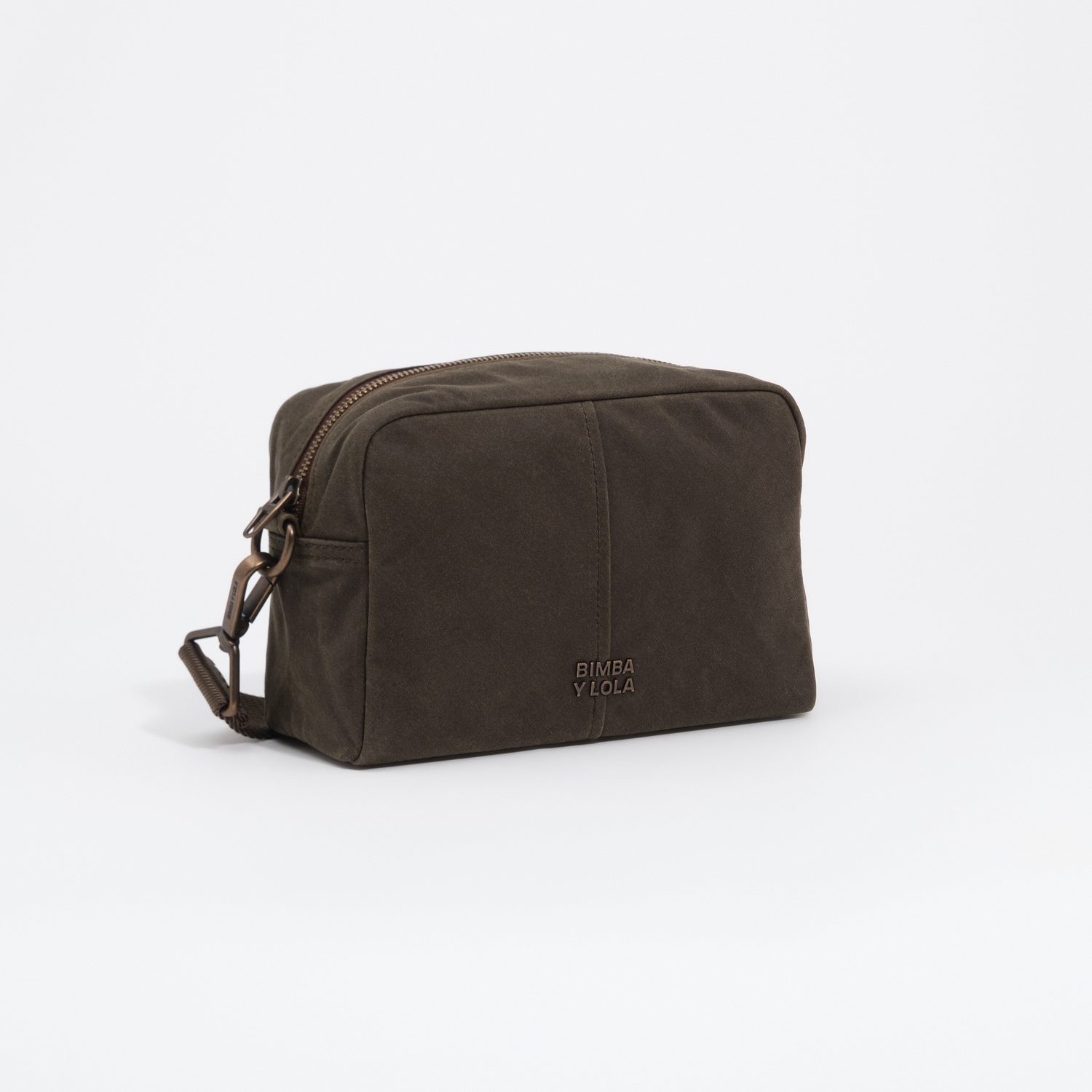 Torebka listonoszka średnia khaki 2