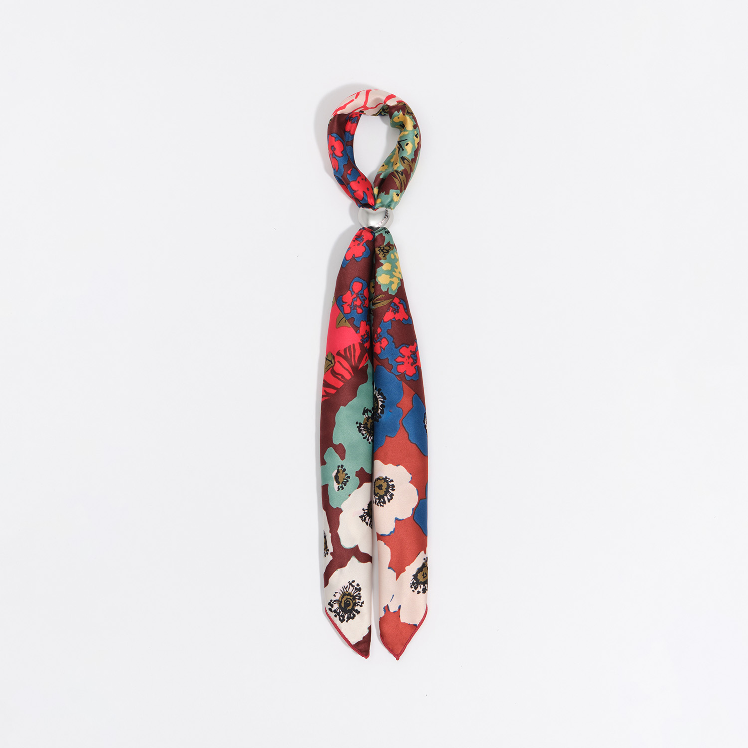 Chusta charms patchwork kwiaty